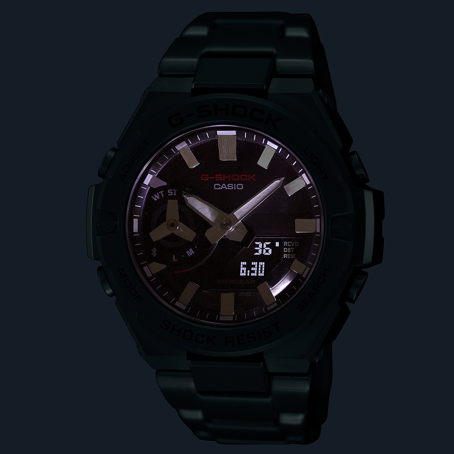 G-SHOCK GST-B500D-1AER zegarek męski G-SHOCK G-STEEL