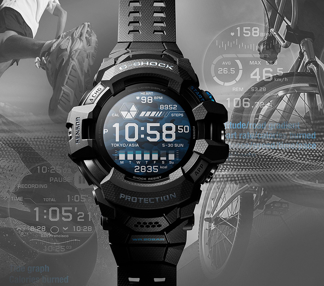 G-SHOCK GSW-H1000-1ER G-SQUAD PRO SMARTWATCH zegarek sportowy G-Shock - miniatura 8