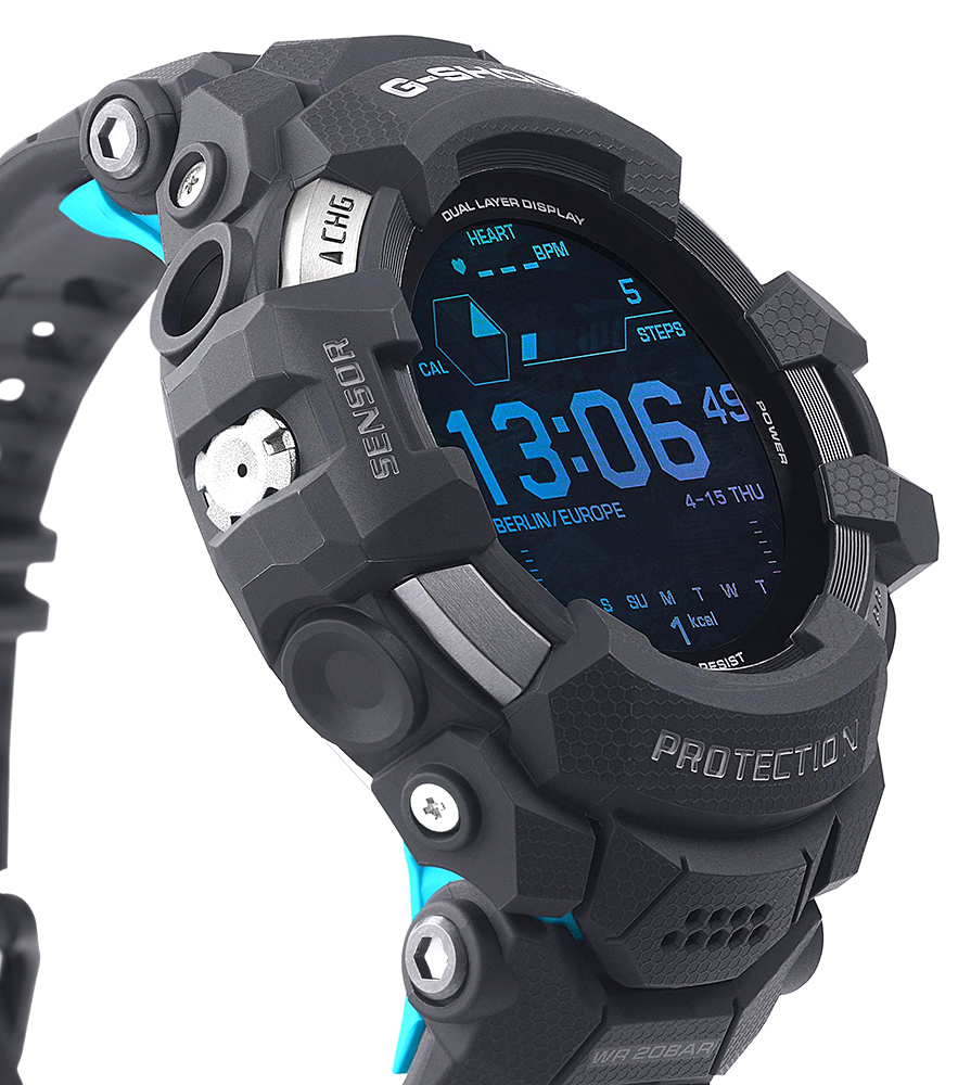 G-SHOCK GSW-H1000-1ER zegarek czarny sportowy G-Shock pasek - miniatura 5