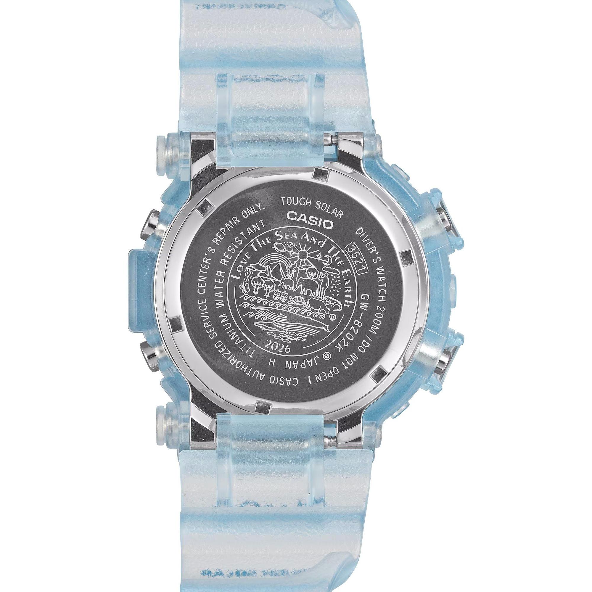 G-SHOCK GW-8202K-2ER G-SHOCK Master of G G-Shock Frogman x ICERC Japan Love The Sea And The Earth zegarek męski sportowy mineralne