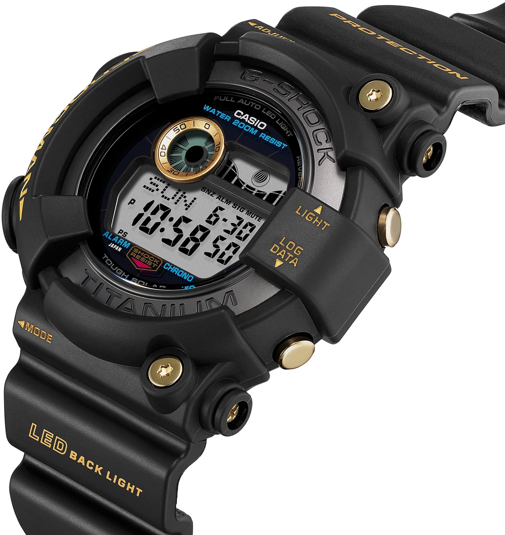 G-SHOCK GW-8230B-9AER Frogman Titanium Gold 30th Anniversary zegarek sportowy G-SHOCK Master of G