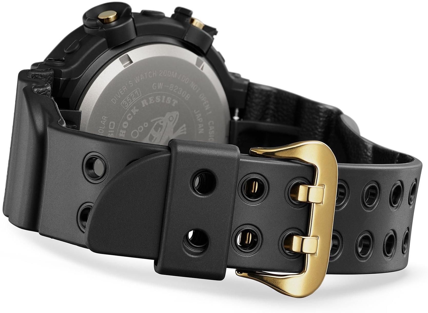 G-SHOCK GW-8230B-9AER G-SHOCK Master of G Frogman Titanium Gold 30th Anniversary zegarek męski sportowy mineralne