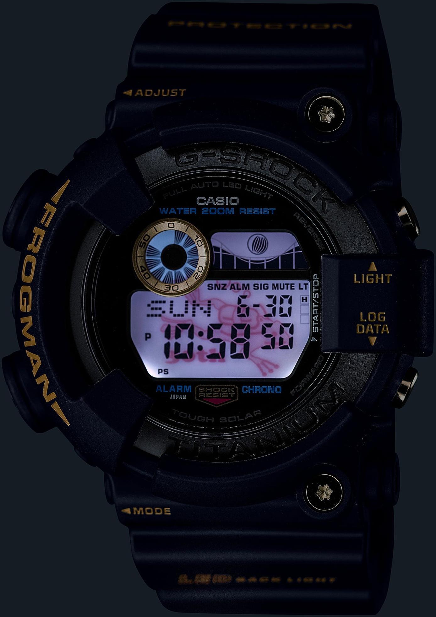 G-SHOCK GW-8230B-9AER zegarek czarny sportowy G-SHOCK Master of G pasek
