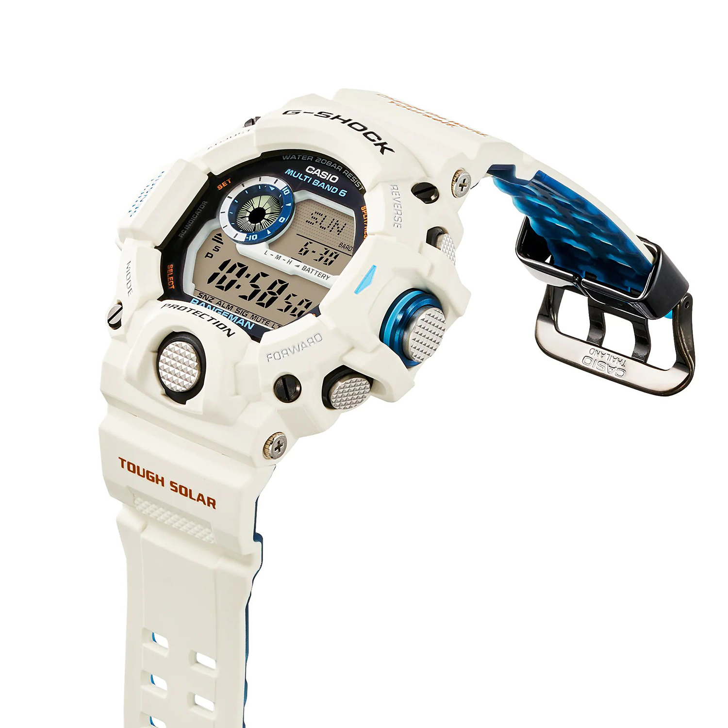 G-SHOCK GW-9408KJ-7ER zegarek czerwony sportowy G-SHOCK pasek - miniatura 4