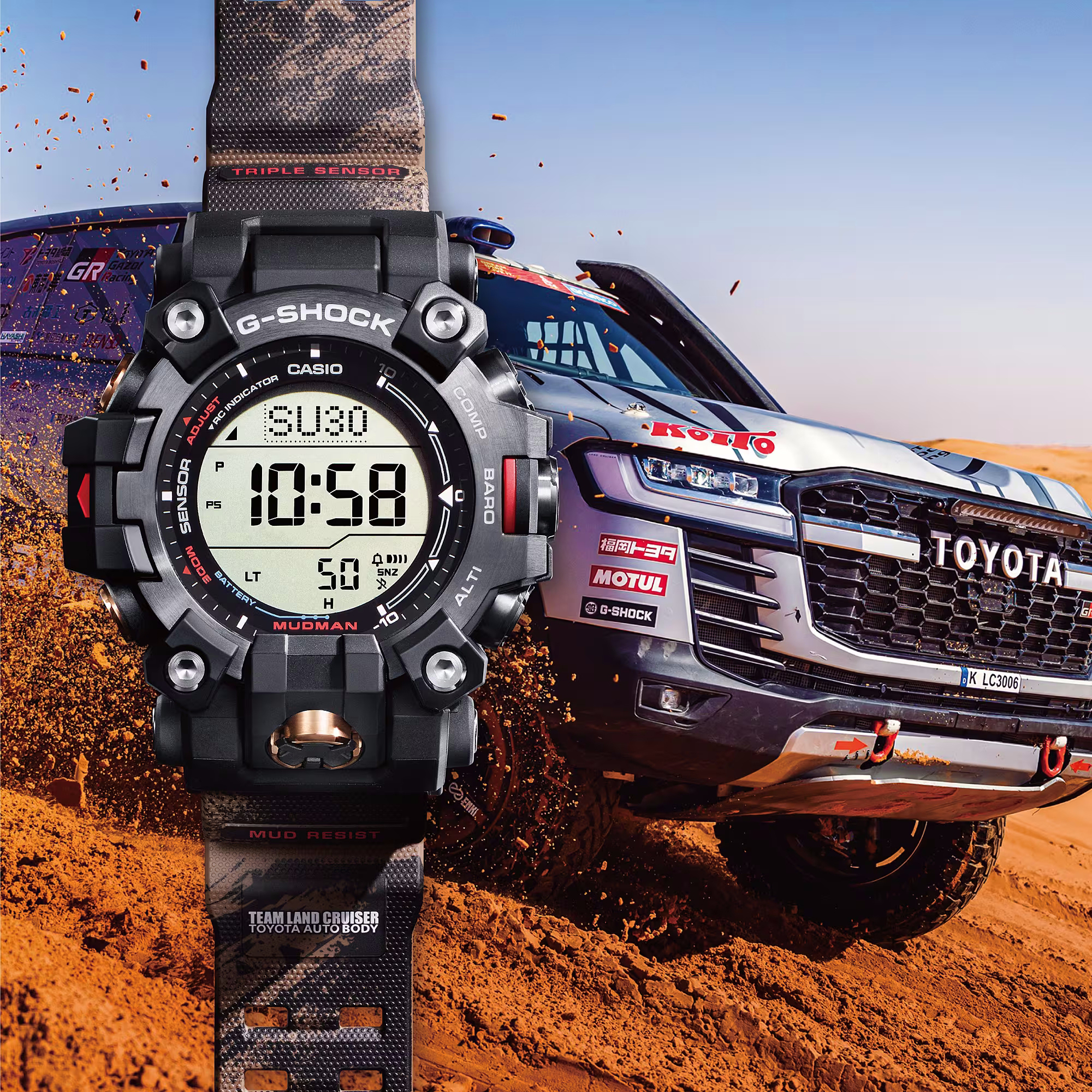 G-SHOCK GW-9500TLC-1ER zegarek męski G-SHOCK Master of G