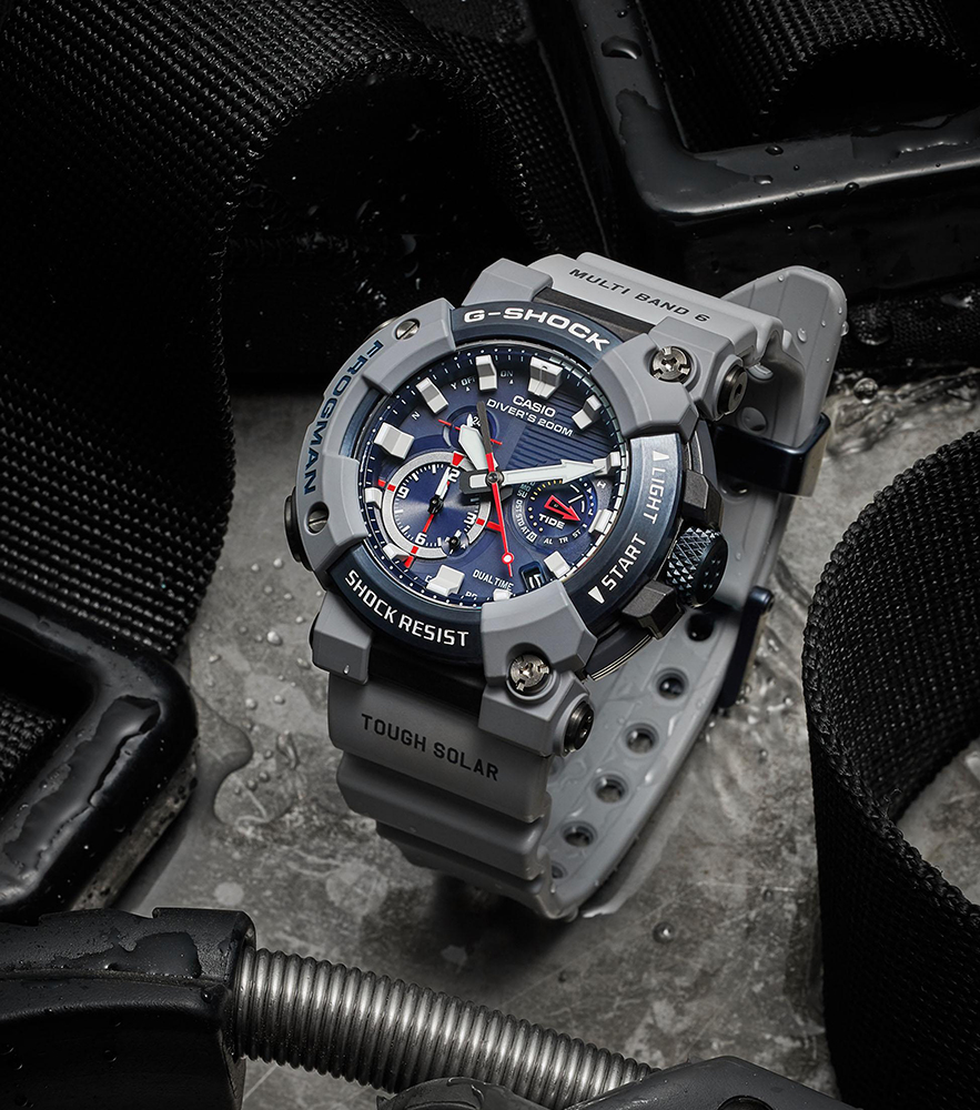 G-SHOCK GWF-A1000RN-8AER Frogman G-SHOCK Master of G sportowy zegarek czarny