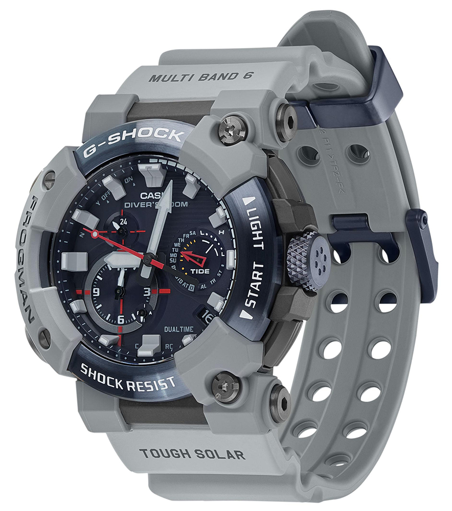 G-SHOCK GWF-A1000RN-8AER G-SHOCK Master of G Frogman zegarek męski sportowy szafirowe