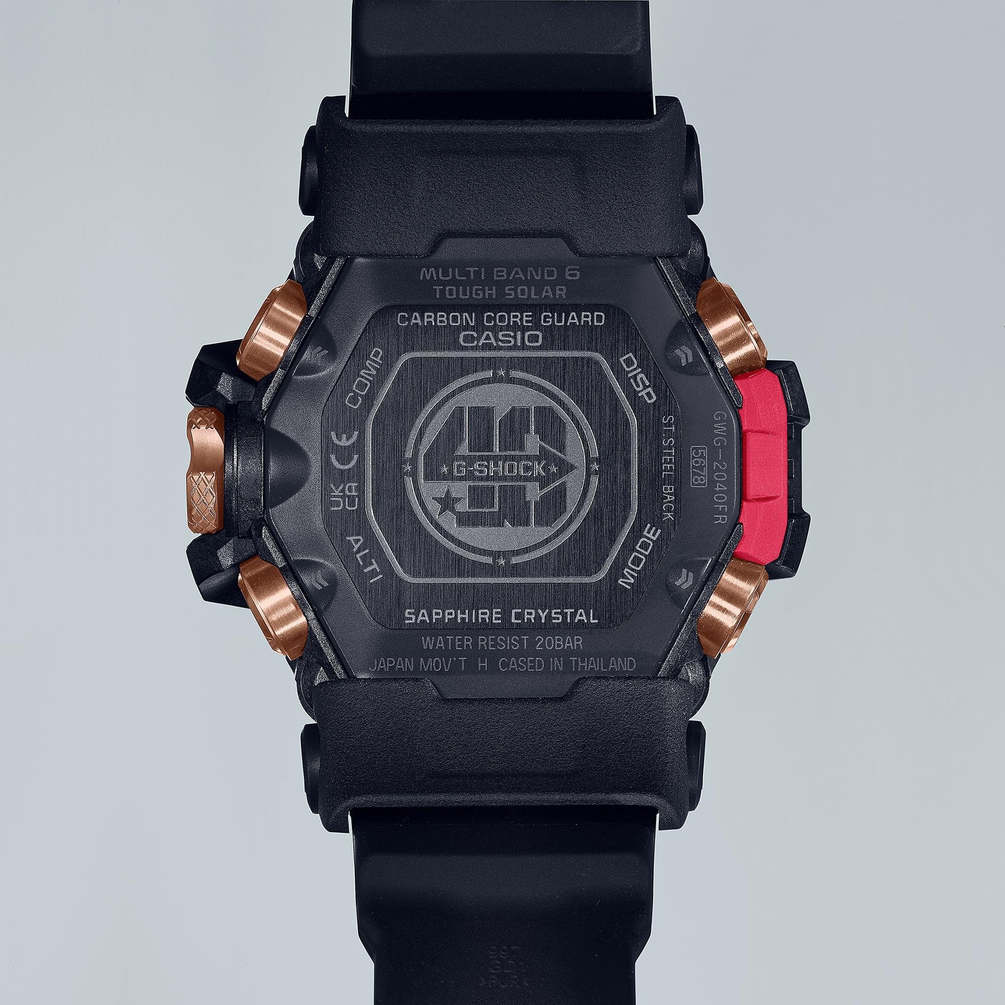 G-SHOCK GWG-2040FR-1AER zegarek czarny sportowy G-SHOCK Master of G pasek - miniatura 7