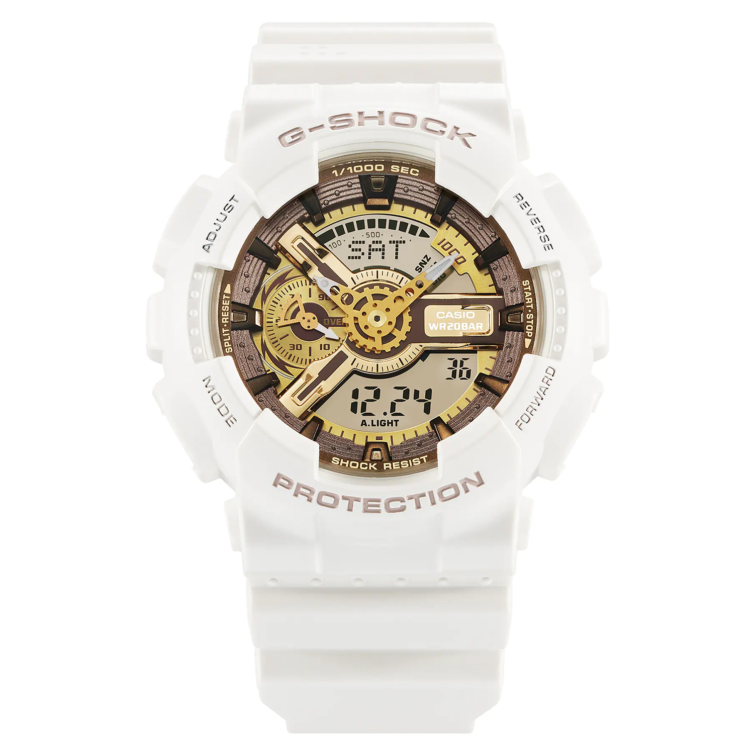 G-SHOCK LOV-22A-7AER G-Shock Lovers Collection G-SHOCK Original sportowy zegarek biały - miniatura 4