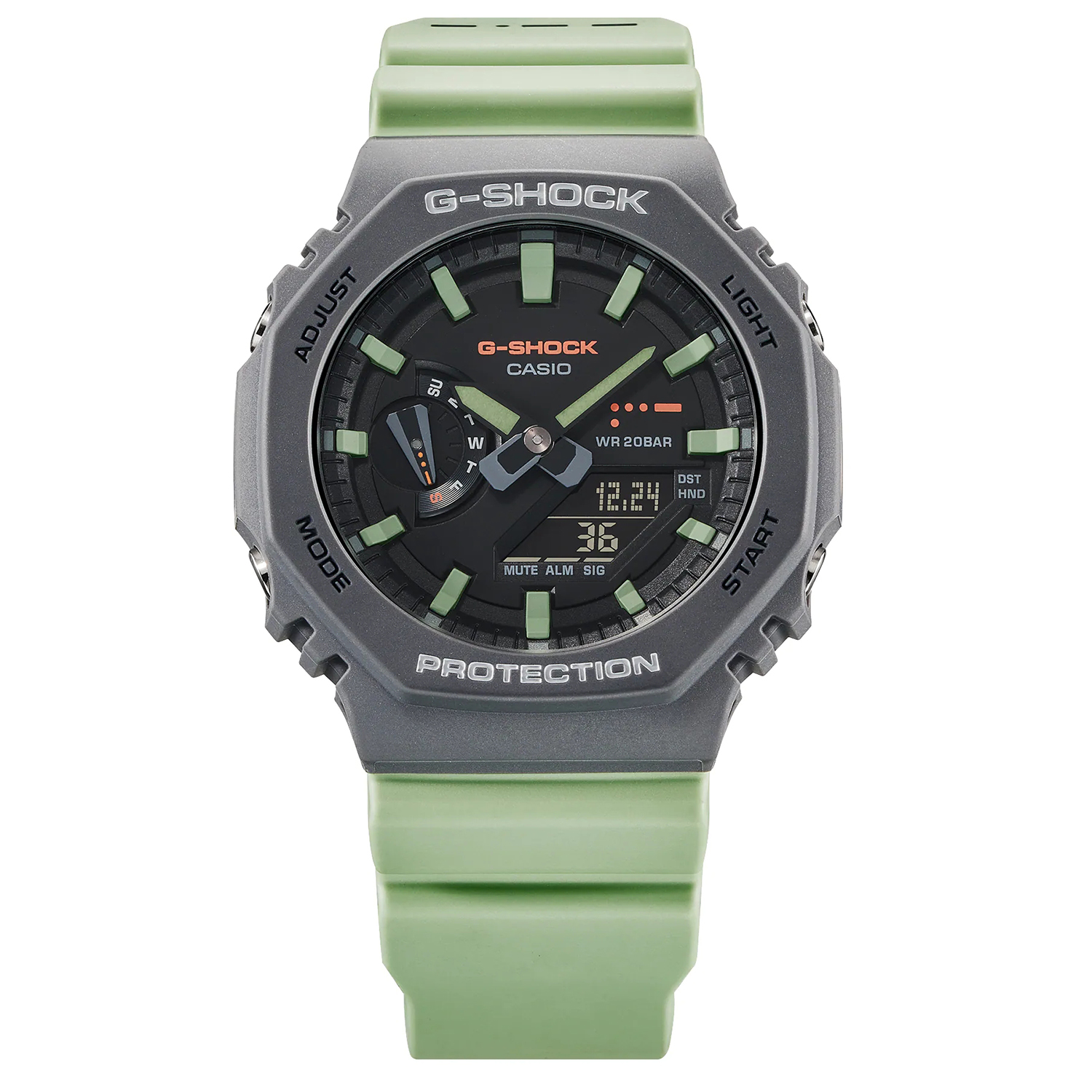 G-SHOCK LOV-22B-8AER G-SHOCK S-Series sportowy zegarek zielony - miniatura 3