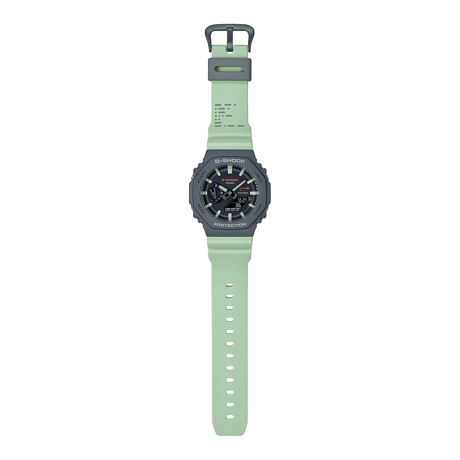 G-SHOCK LOV-22B-8AER zegarek zielony sportowy G-SHOCK S-Series pasek - miniatura 5