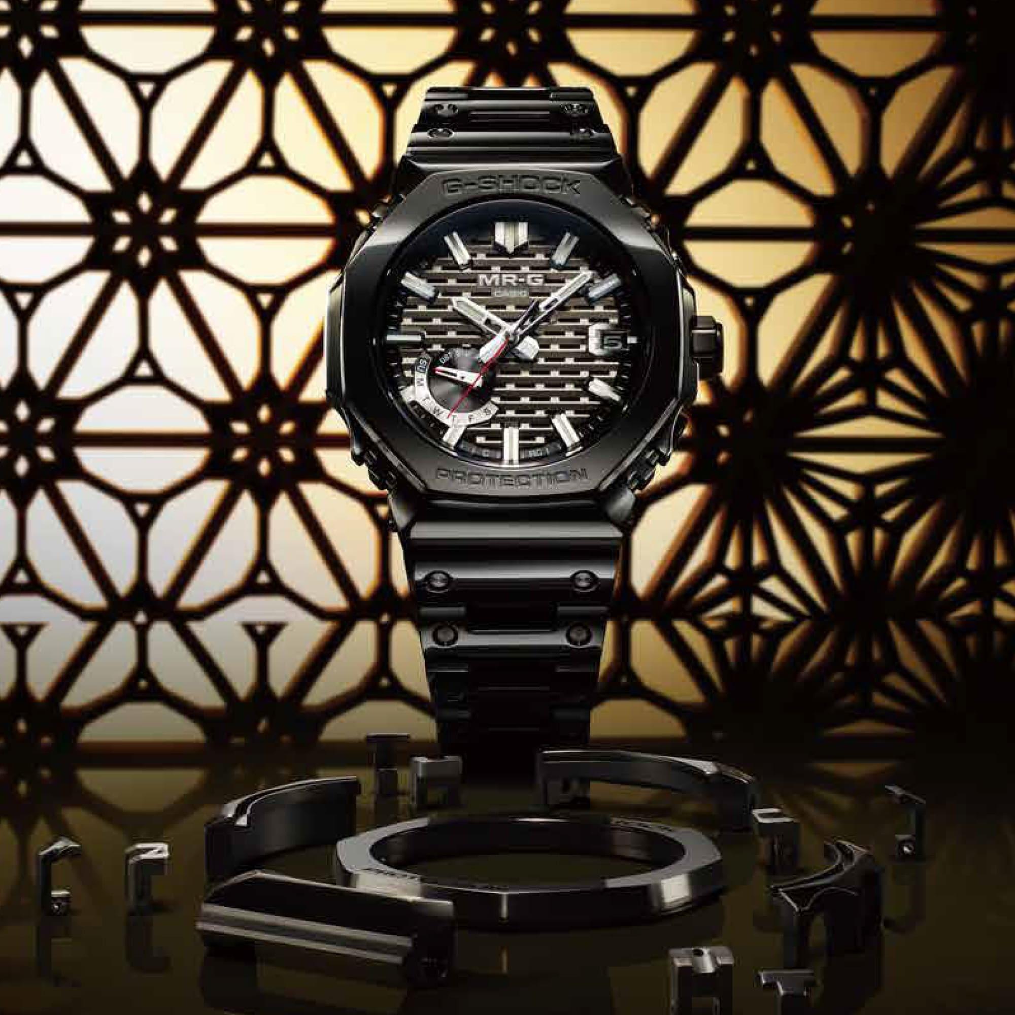 G-SHOCK MRG-B2100B-1ADR G-SHOCK Master of G MRG TITANIUM 64 COBARION zegarek męski klasyczny szafirowe - miniatura 9