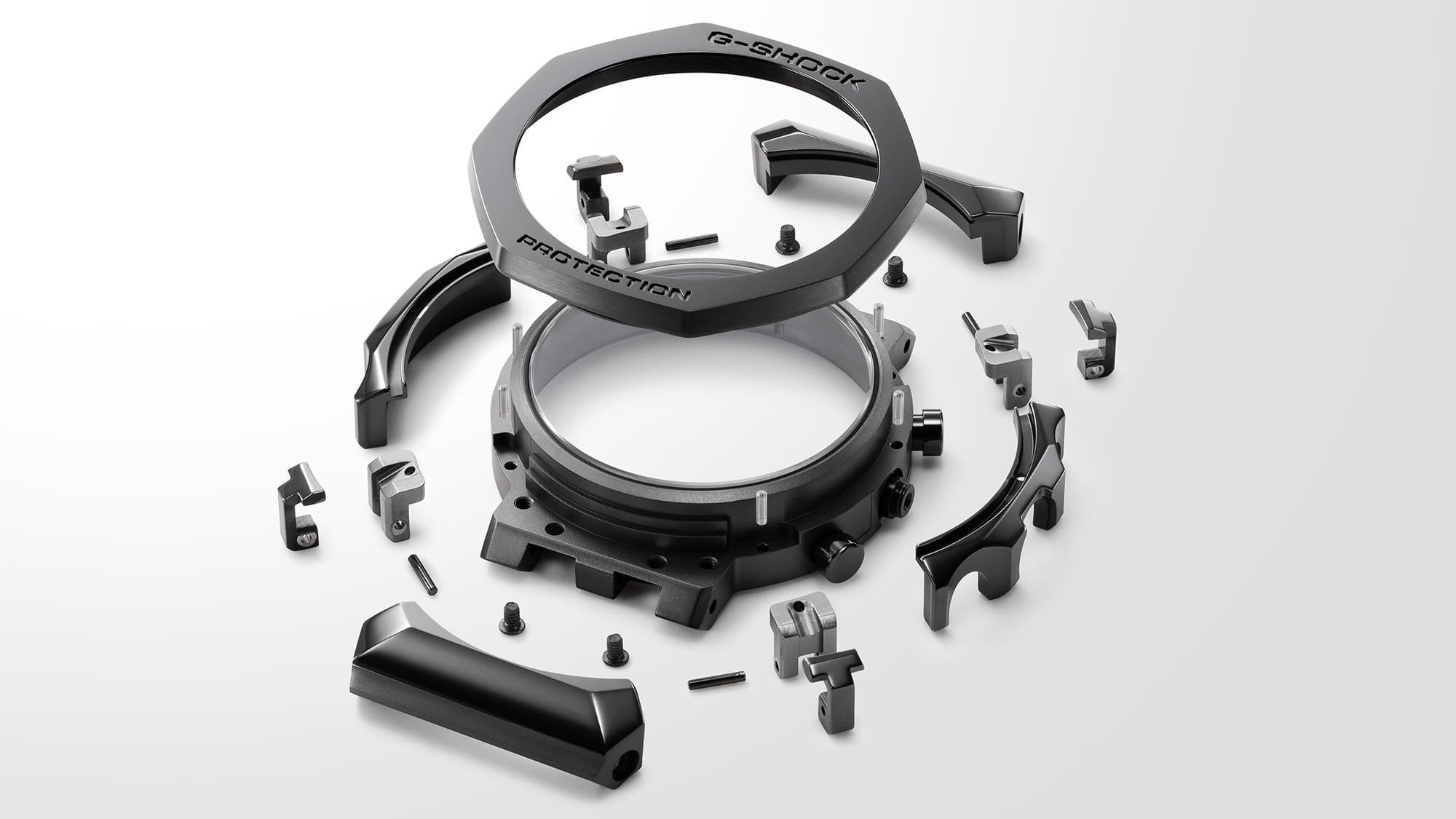 G-SHOCK MRG-B2100B-1ADR MRG TITANIUM 64 COBARION G-SHOCK Master of G klasyczny zegarek czarny - miniatura 12