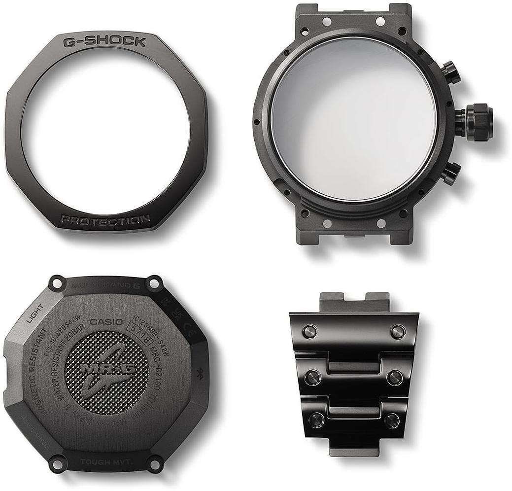 G-SHOCK MRG-B2100B-1ADR MRG TITANIUM 64 COBARION G-SHOCK Master of G klasyczny zegarek czarny - miniatura 11