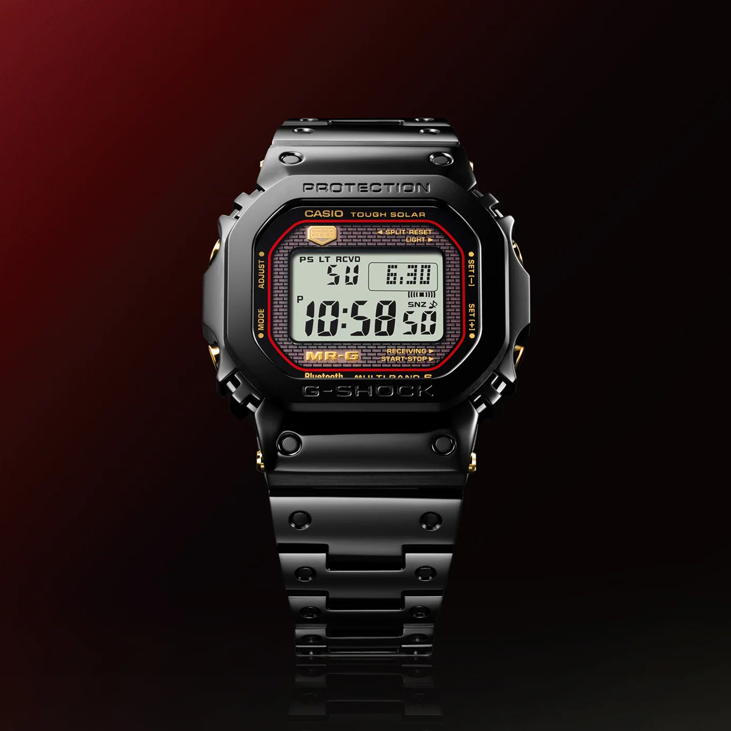 G-SHOCK MRG-B5000B-1DR G-SHOCK Master of G zegarek męski sportowy szafirowe - miniatura 8