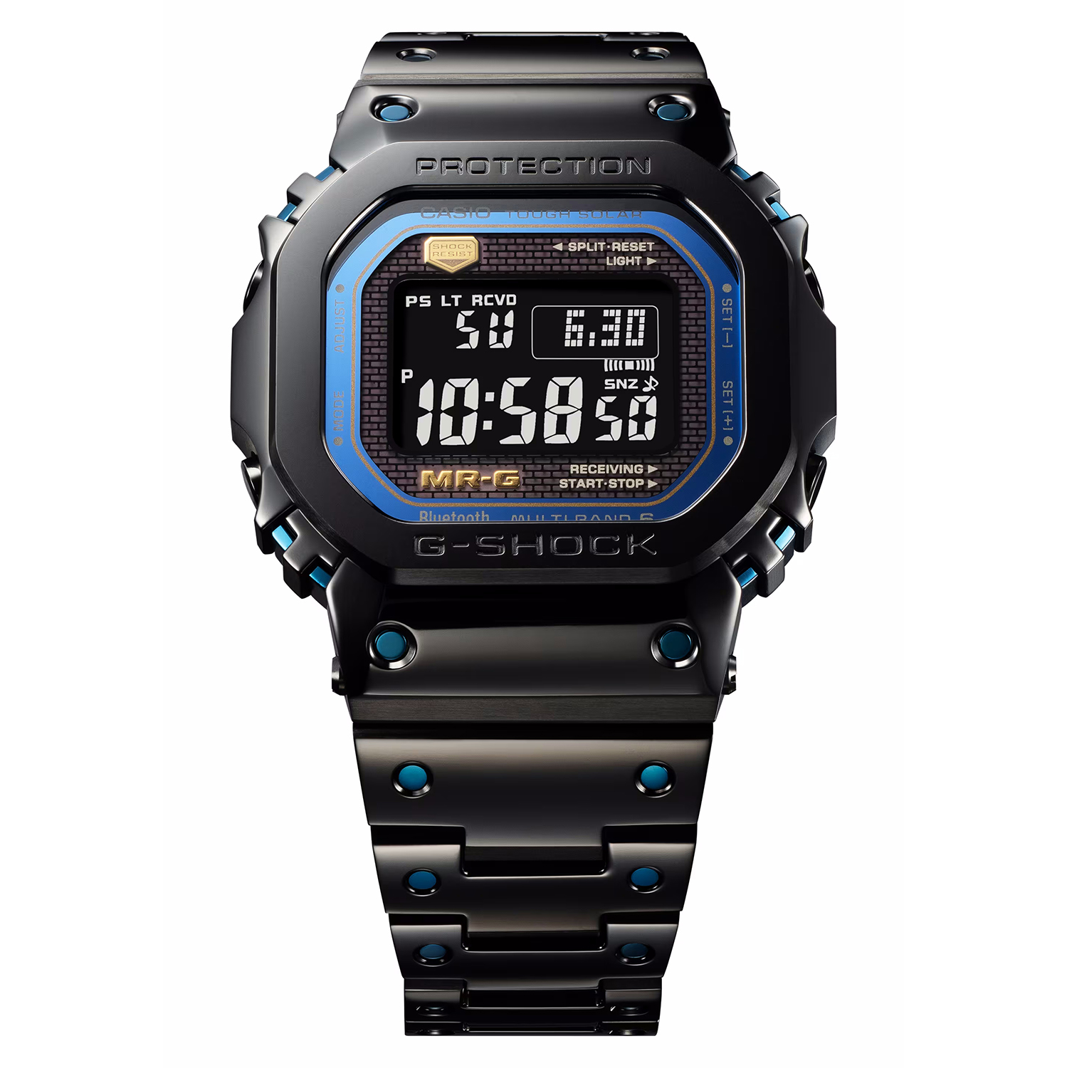 G-SHOCK MRG-B5000BA-1DR zegarek szary sportowy G-SHOCK Master of G bransoleta - miniatura 2