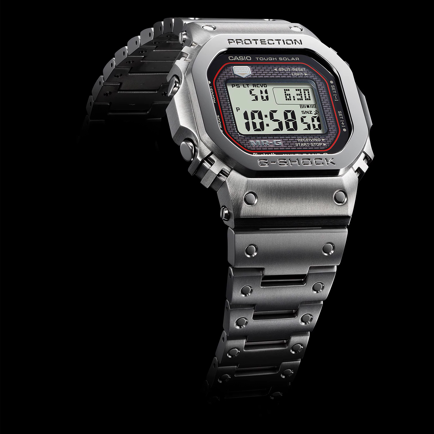 G-SHOCK MRG-B5000D-1DR G-SHOCK MR-G ORIGINS SERIES G-SHOCK Master of G sportowy zegarek szary - miniatura 9