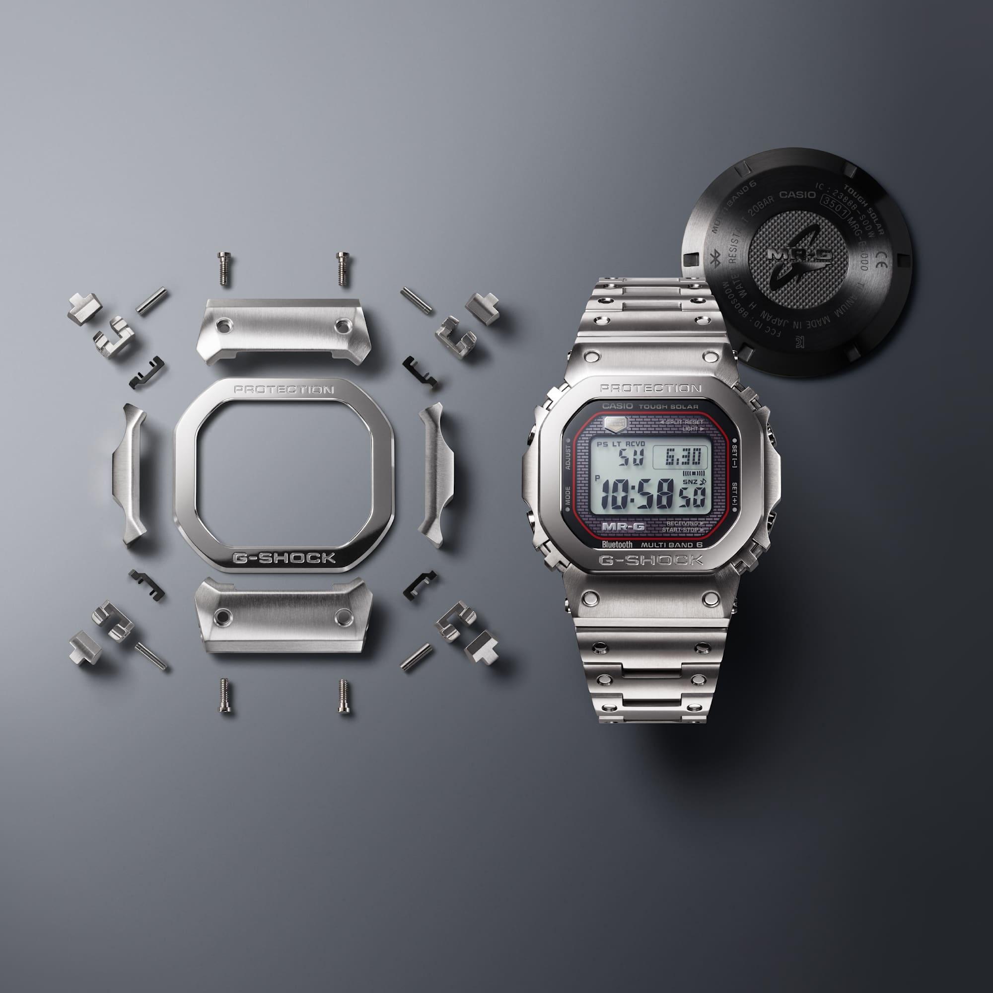 G-SHOCK MRG-B5000D-1DR zegarek męski sportowy G-SHOCK Master of G bransoleta - miniatura 10