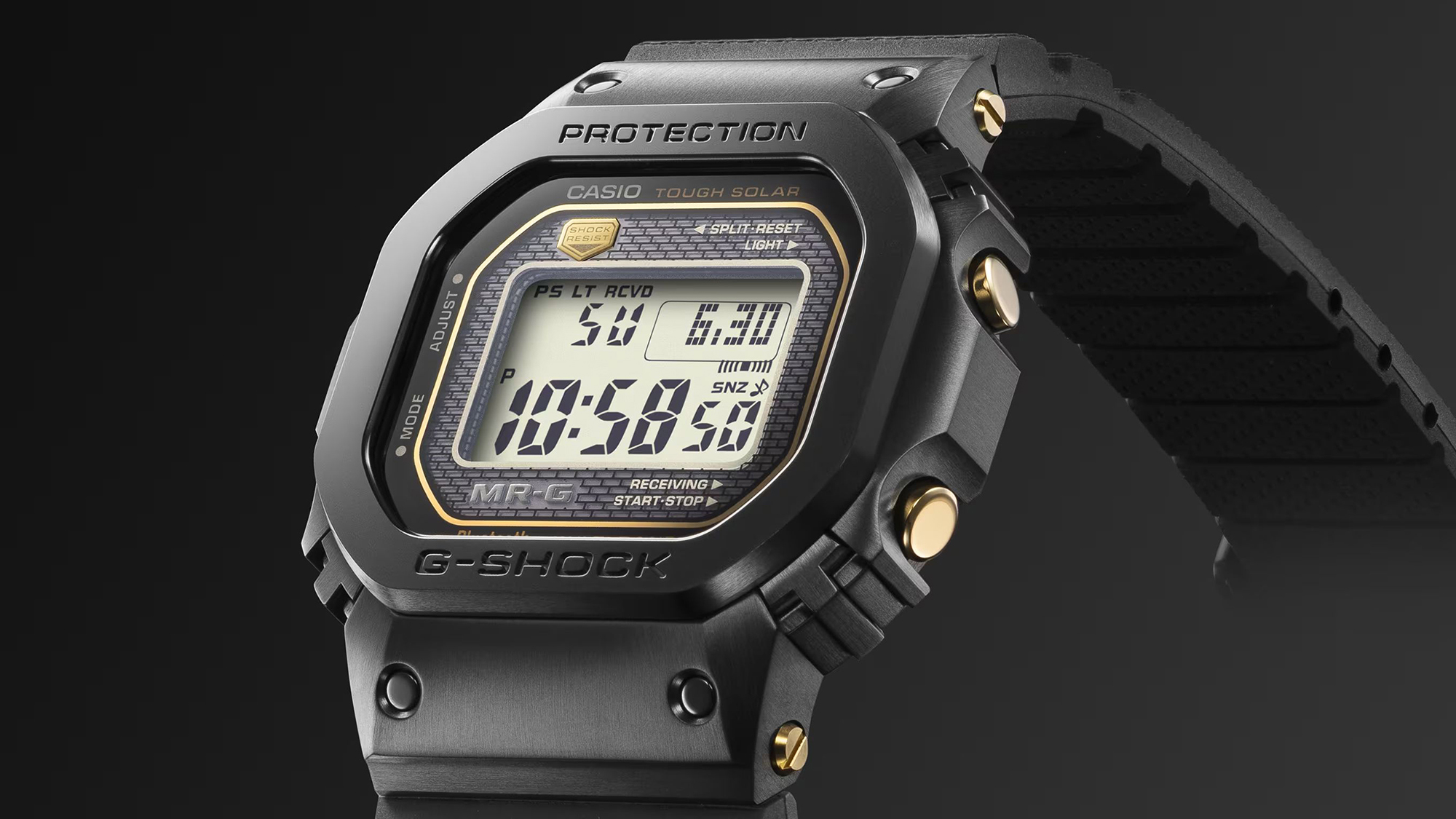 G-SHOCK MRG-B5000R-1ER zegarek czarny sportowy G-SHOCK Master of G pasek - miniatura 13