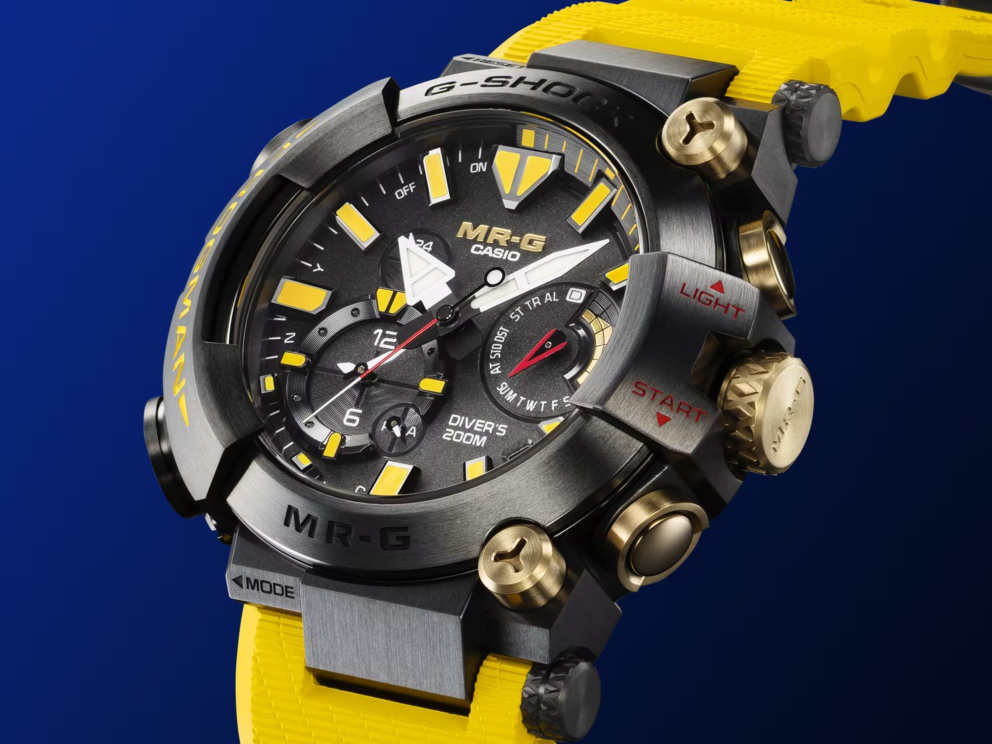G-SHOCK MRG-BF1000E-1A9DR G-SHOCK zegarek męski szafirowe - miniatura 7