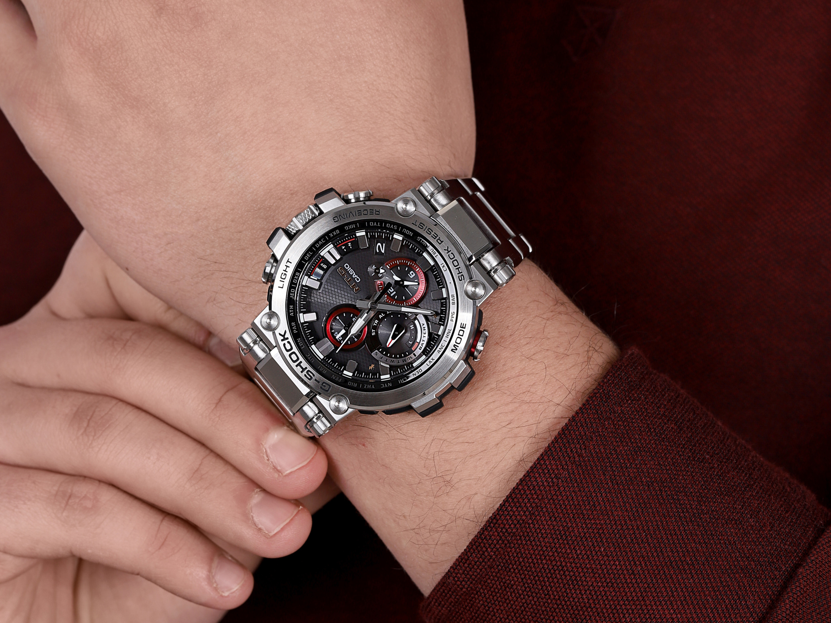 G-SHOCK MTG-B1000D-1AER G-SHOCK Exclusive smartwatch męski sportowy szafirowe