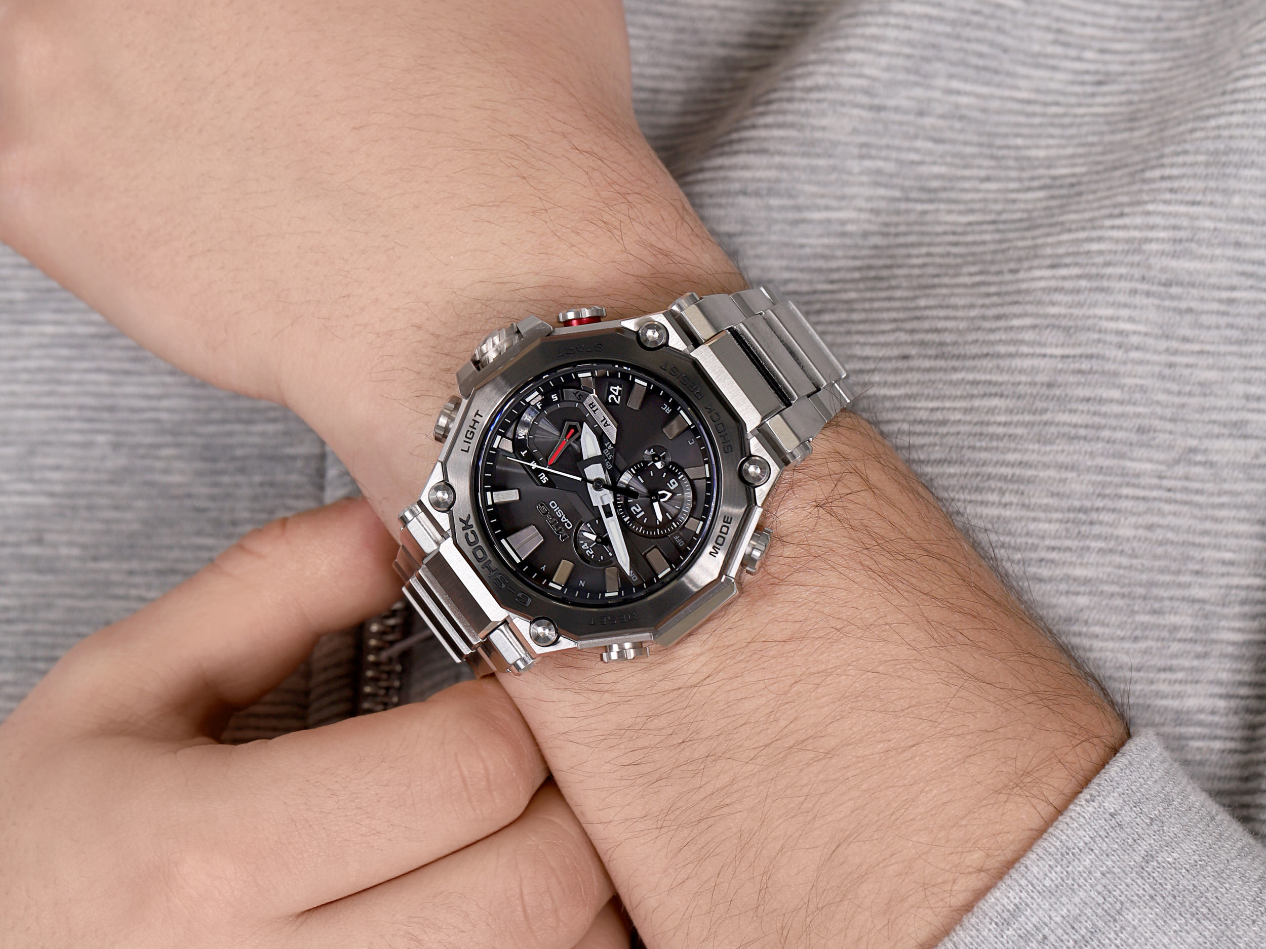 G-Shock MTG-B2000D-1AER G-SHOCK Exclusive G-SHOCK TRIPLE G zegarek męski sportowy szafirowe