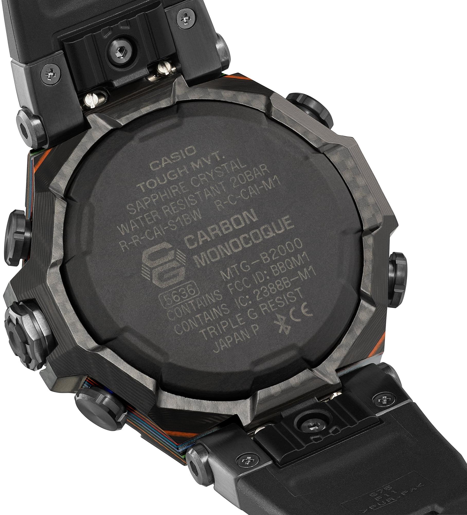 G-SHOCK MTG-B2000YR-1AER zegarek czarny sportowy G-SHOCK Exclusive pasek - miniatura 8
