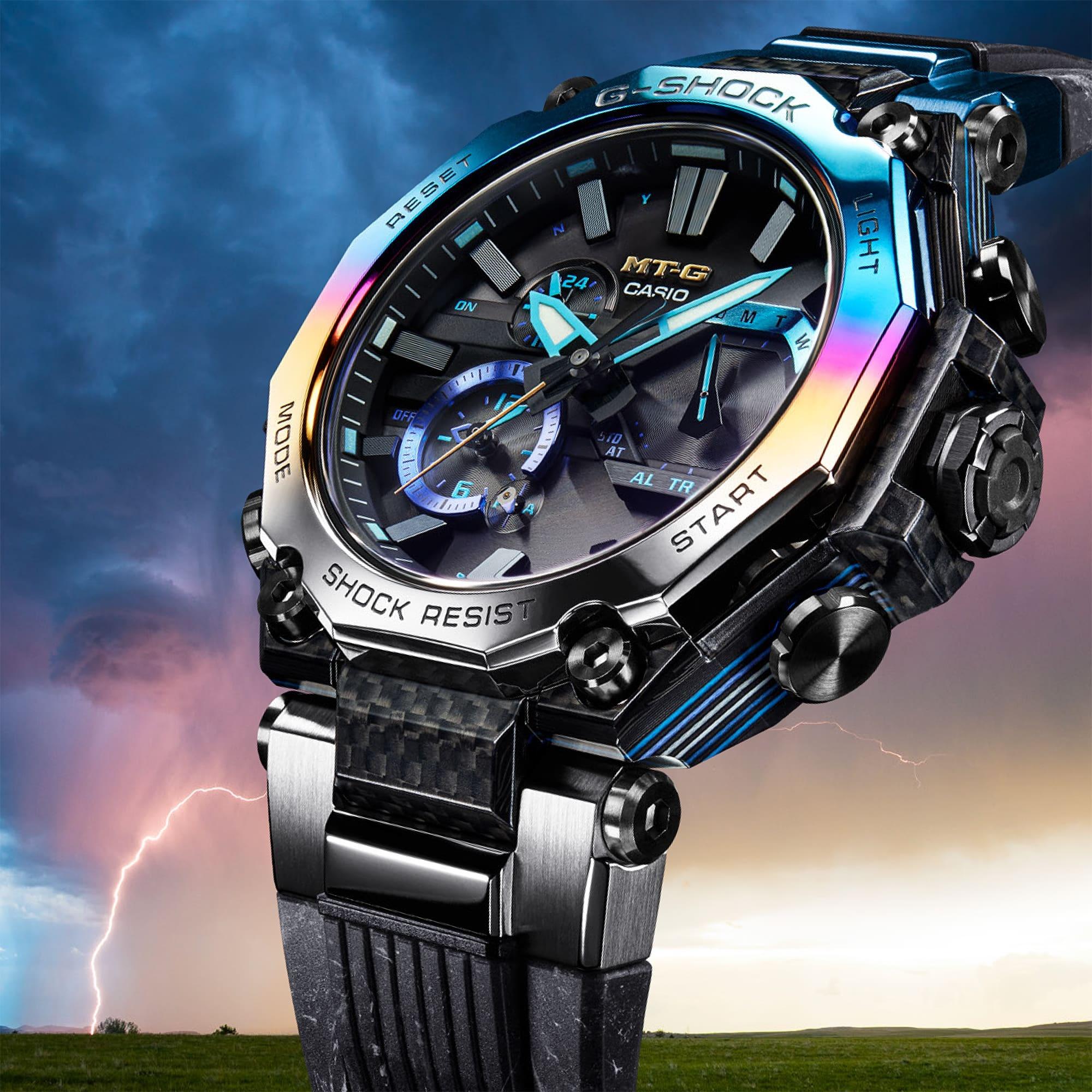 G-SHOCK MTG-B2000YST-1AER G-SHOCK Exclusive MTG-B2000 Series zegarek męski sportowy szafirowe
