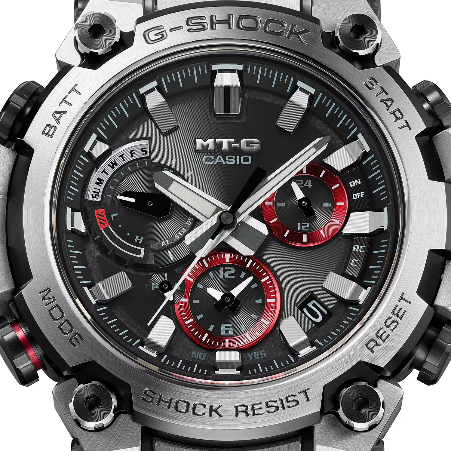 G-SHOCK MTG-B3000-1AER zegarek srebrny sportowy G-SHOCK Exclusive pasek - miniatura 5