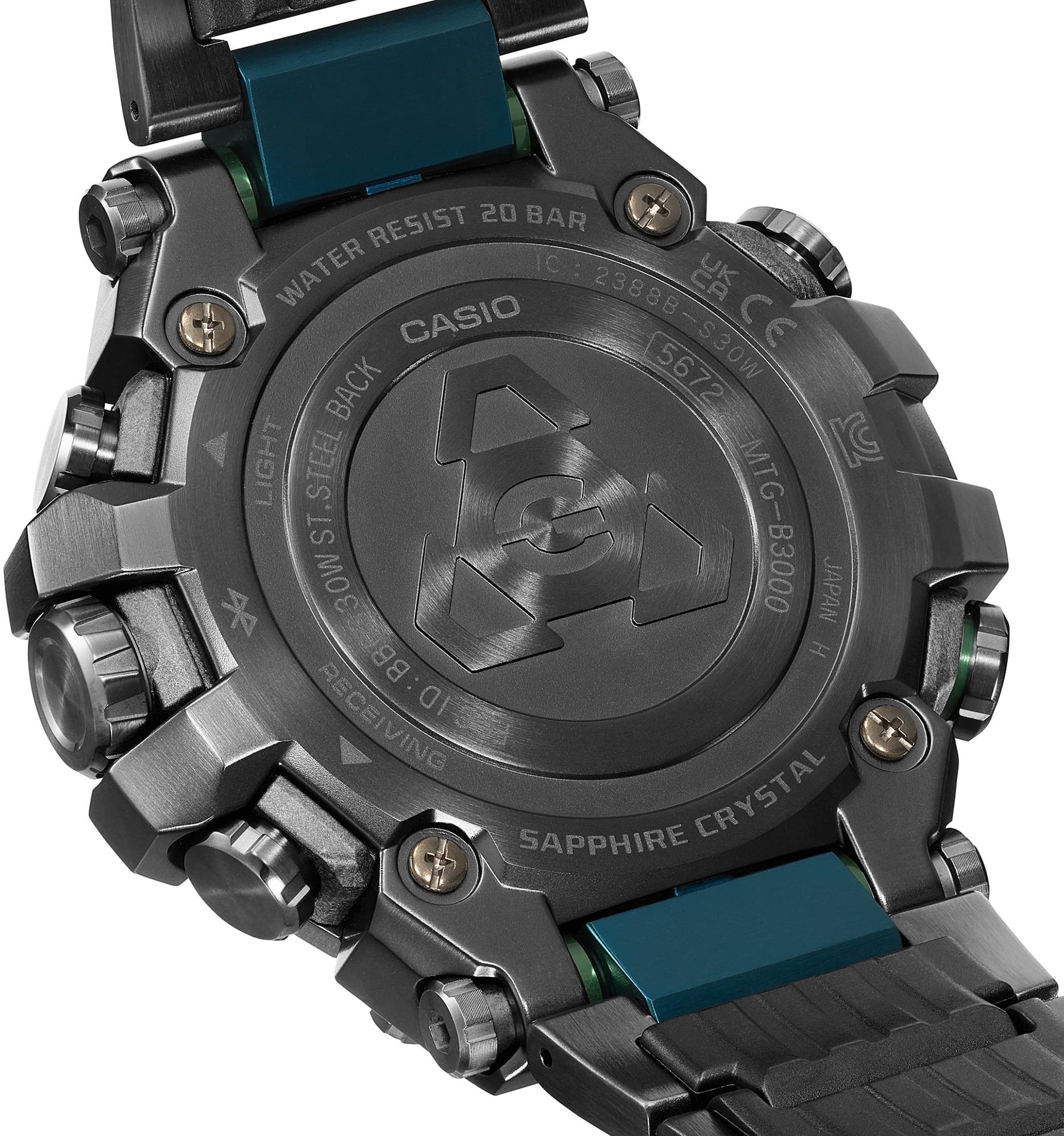 G-SHOCK MTG-B3000BD-1A2ER zegarek czarny sportowy G-SHOCK Exclusive bransoleta