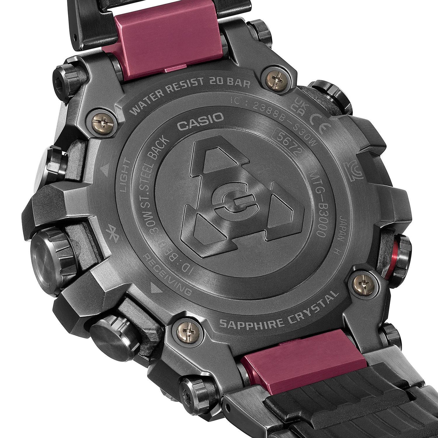 G-SHOCK MTG-B3000BD-1AER zegarek czarny sportowy G-SHOCK Exclusive bransoleta
