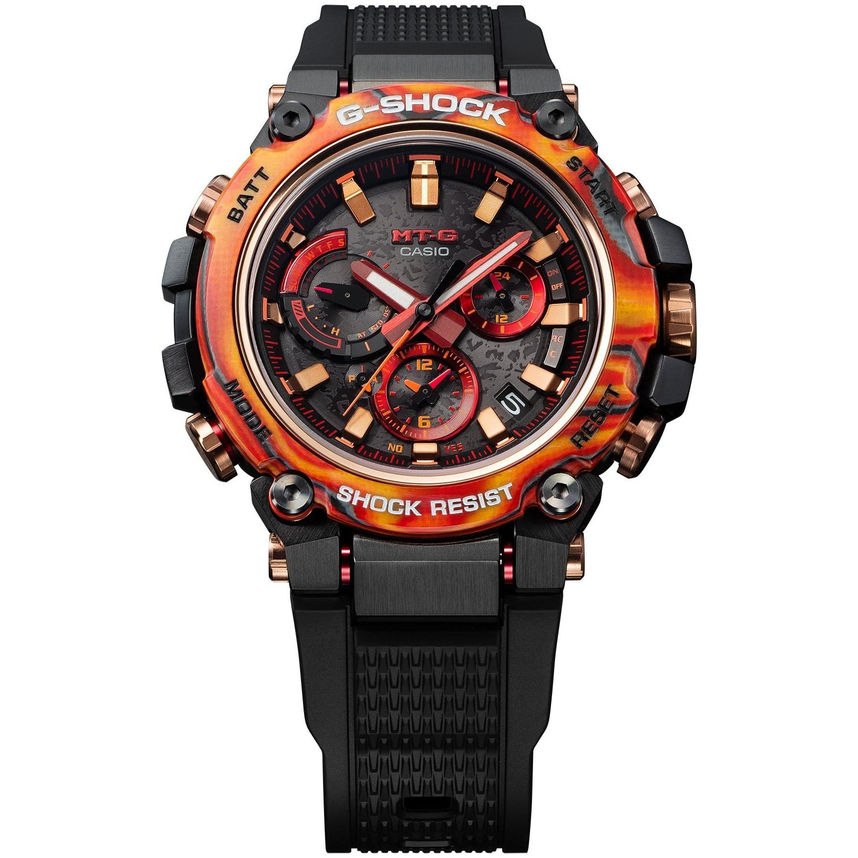 G-SHOCK MTG-B3000FR-1AER zegarek czarny sportowy G-SHOCK Exclusive pasek