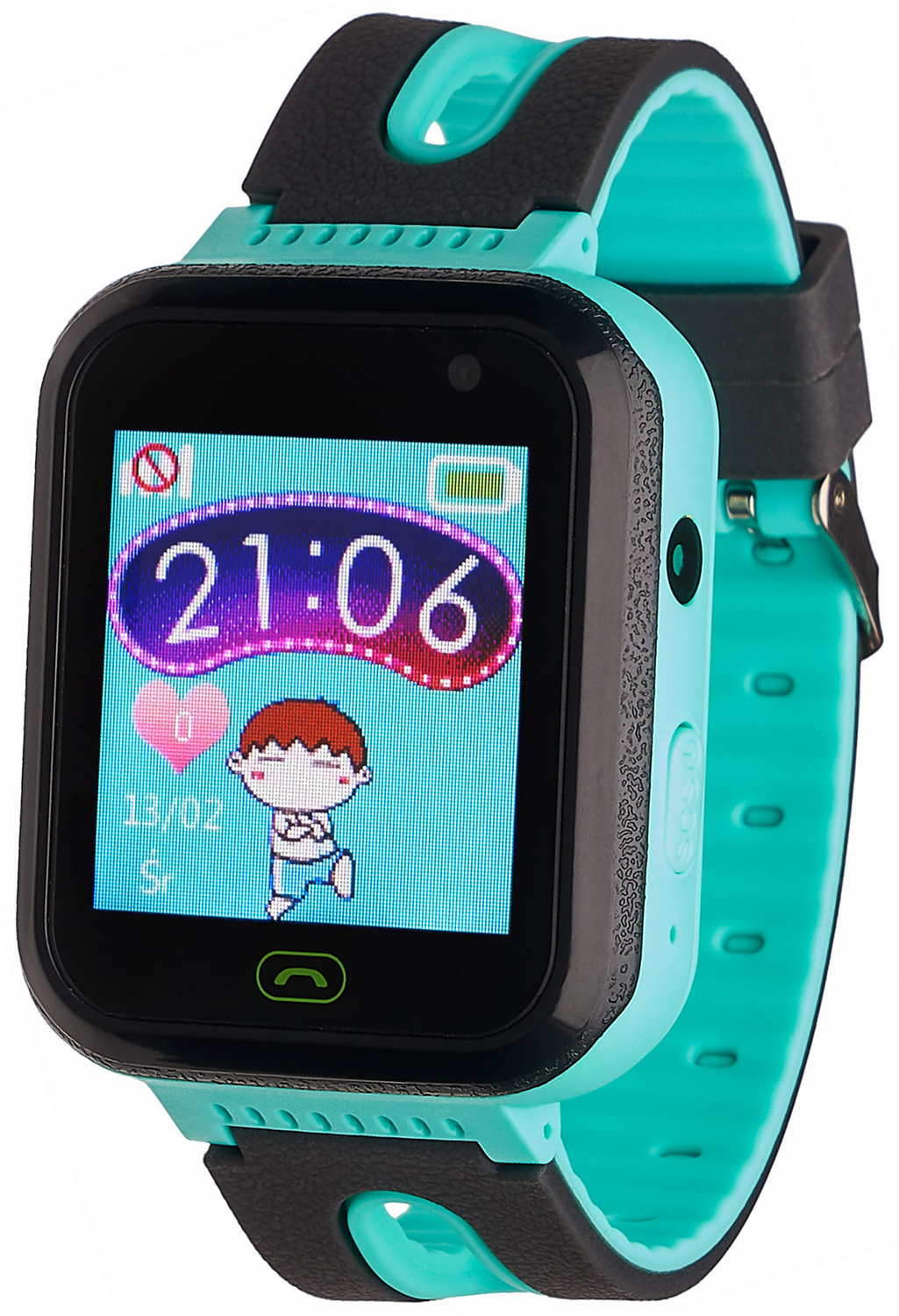 Garett Smartwatch Garett Kids Fine Czarno-Zielony 5903246282085