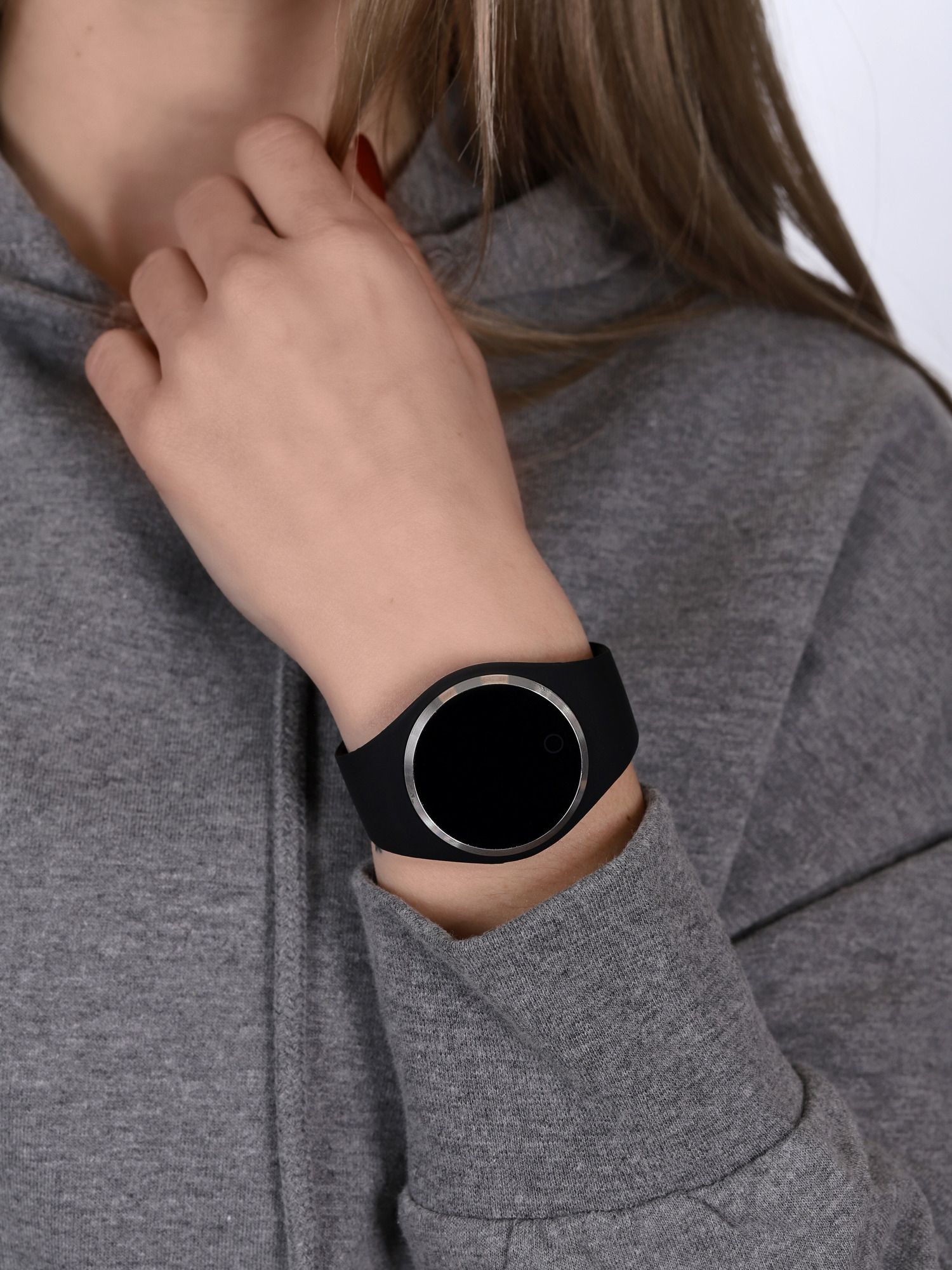 Garett 5903246282351 Smartwatch Garett Women Ida Czarny Damskie sportowy zegarek czarny - miniatura 3