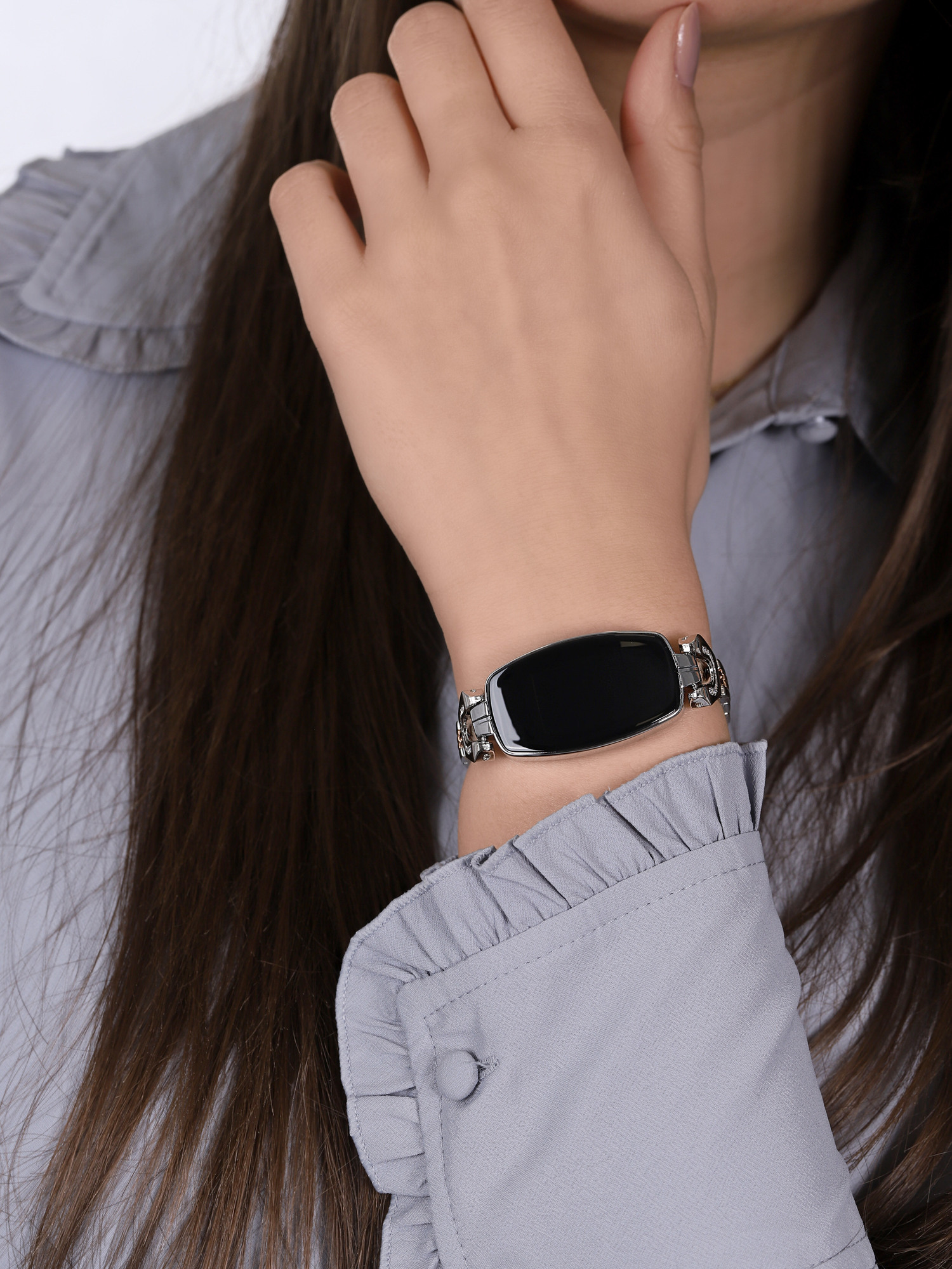 Garett 5903246282412 Smartwatch Garett Women Sara Srebrny zegarek sportowy Damskie - miniatura 3