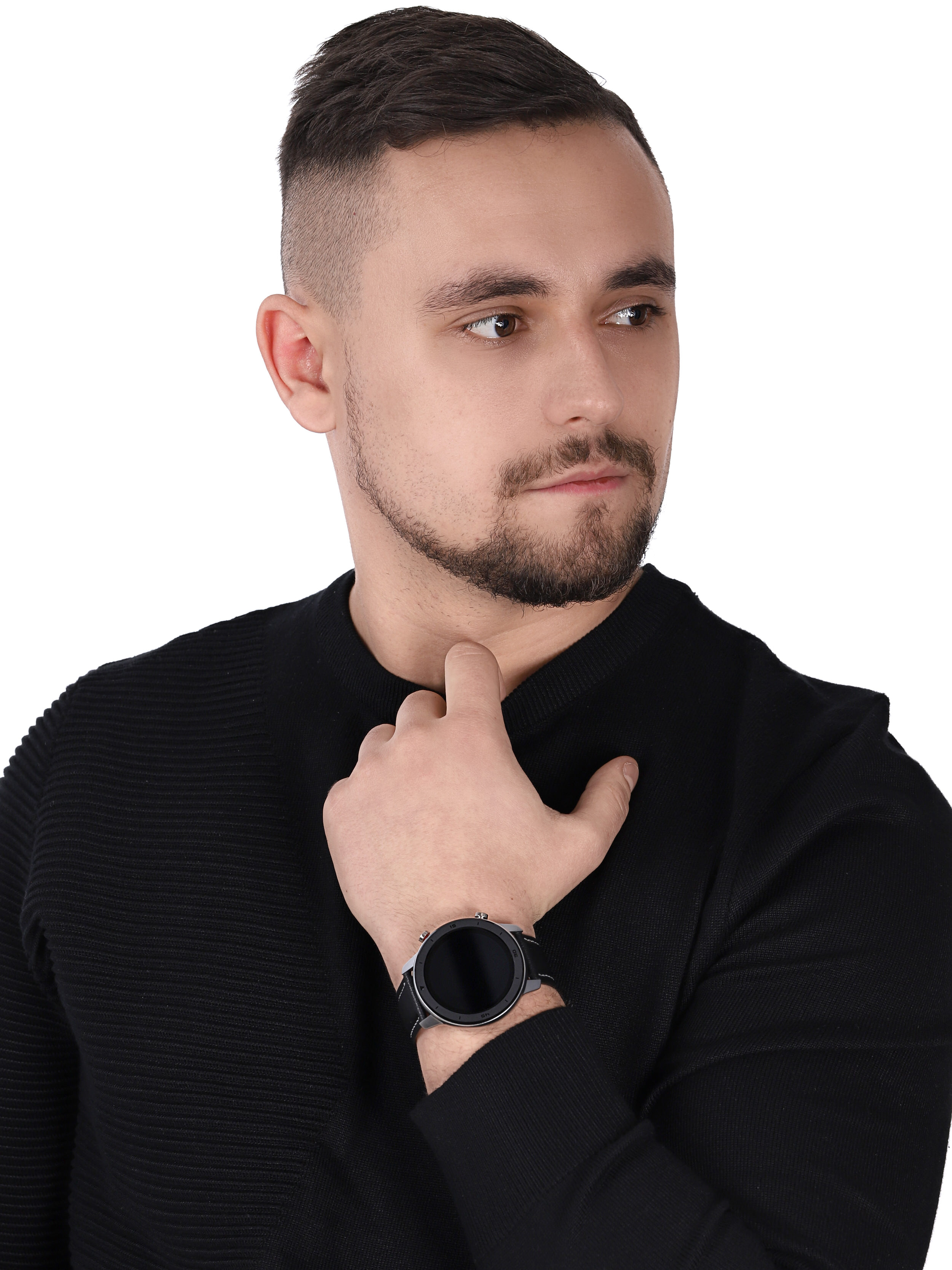 Garett 5903246286595 Smartwatch Garett Master RT czrny szary zegarek sportowy Męskie