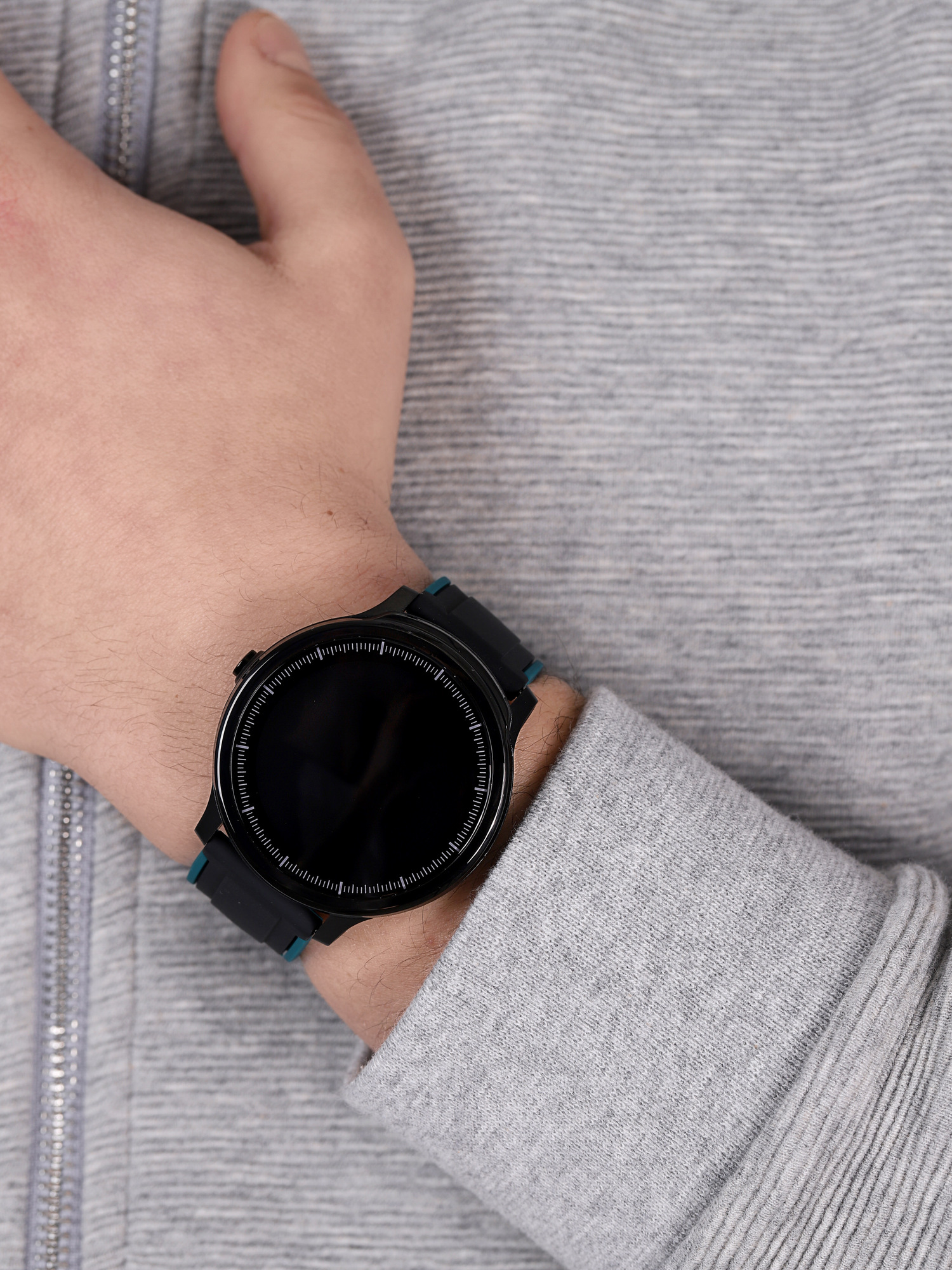 Garett 5903246286694 Męskie Smartwatch Sport Garett Gym zielony zegarek męski sportowy z tworzywa sztucznego