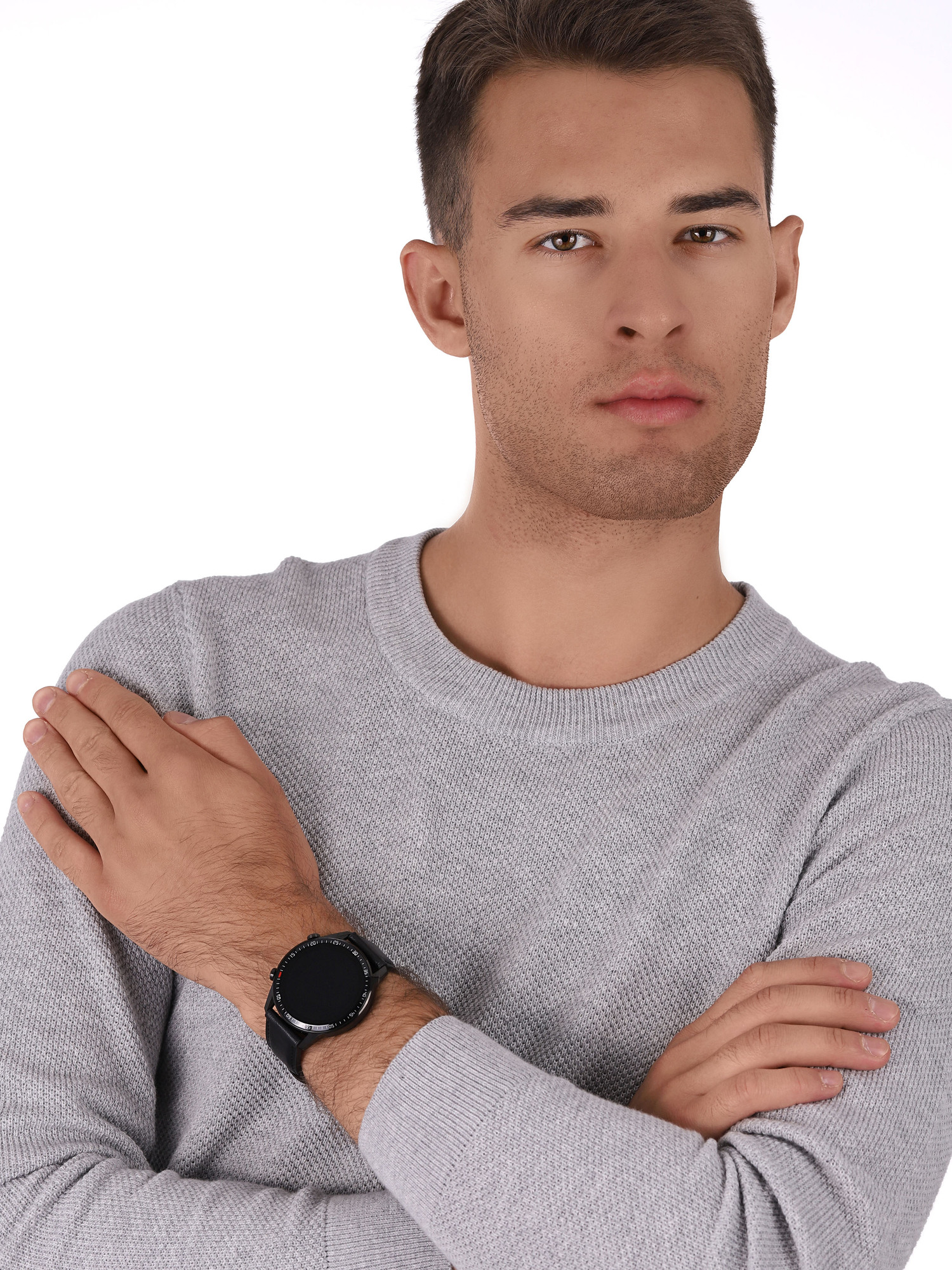 Garett 5904238480632 Smartwatch Garett GT24S RT black + pasek zegarek sportowy Męskie - miniatura 2