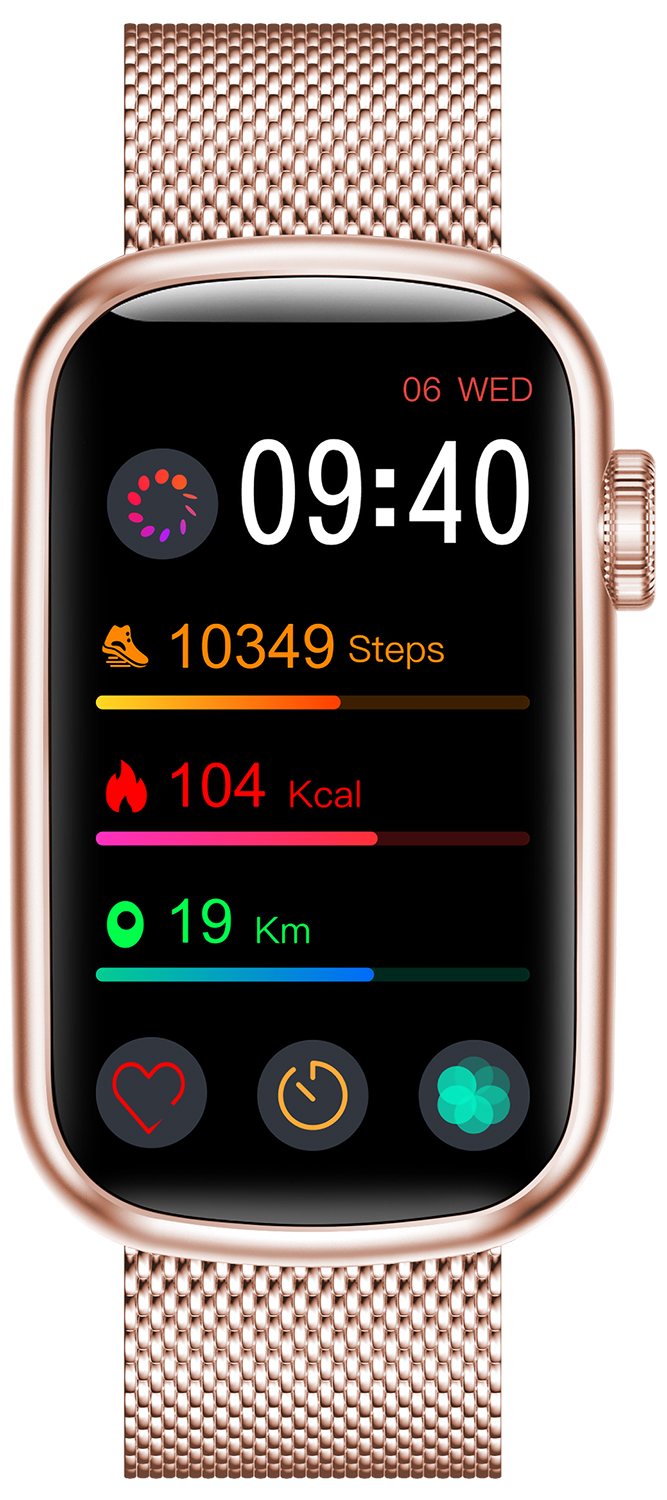 Garett Smartwatch Garett Wave RT Różowe Zloto 5904238483695