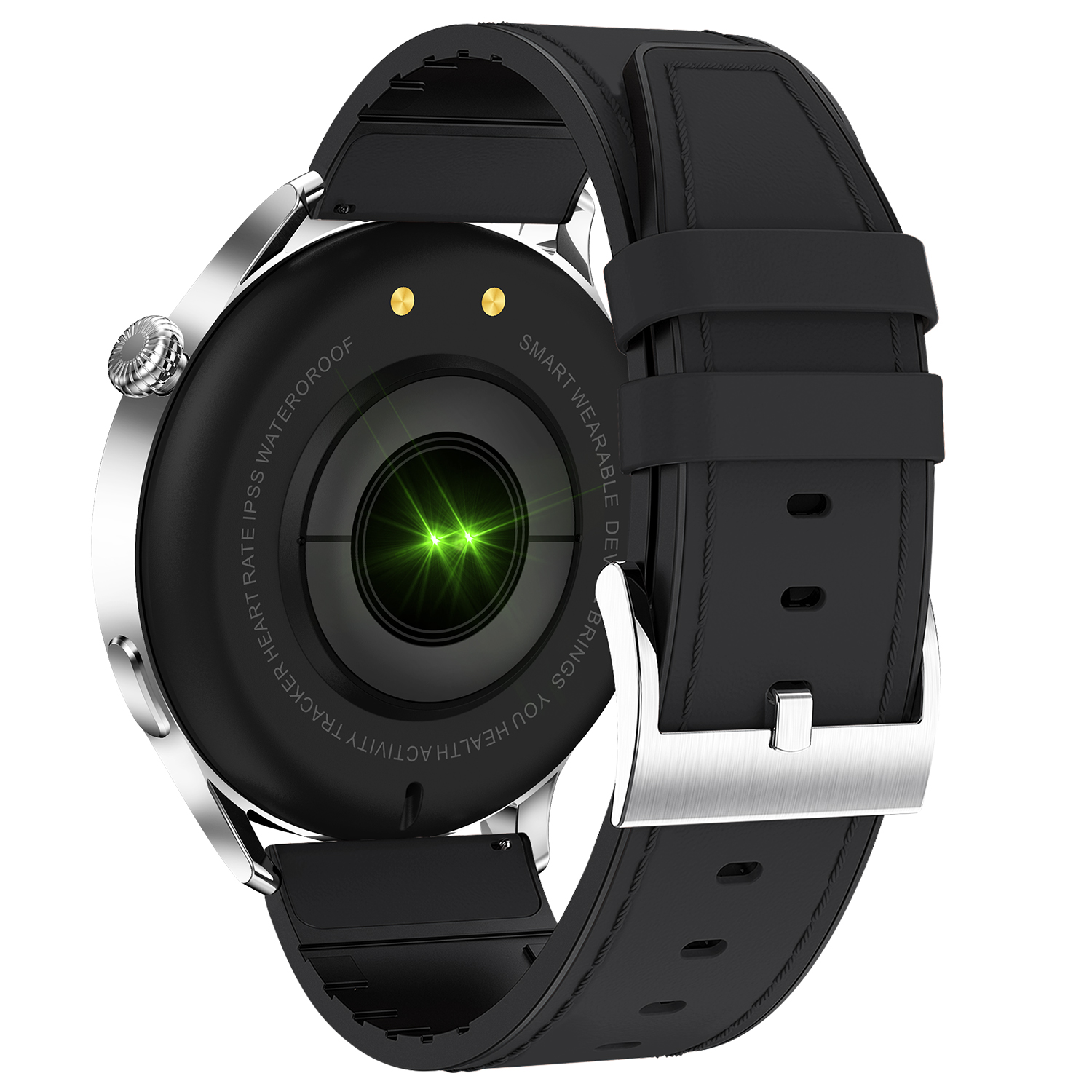 Garett 5904238483732 Smartwatch Garett Men Elegance RT Czarny zegarek sportowy Męskie - miniatura 4