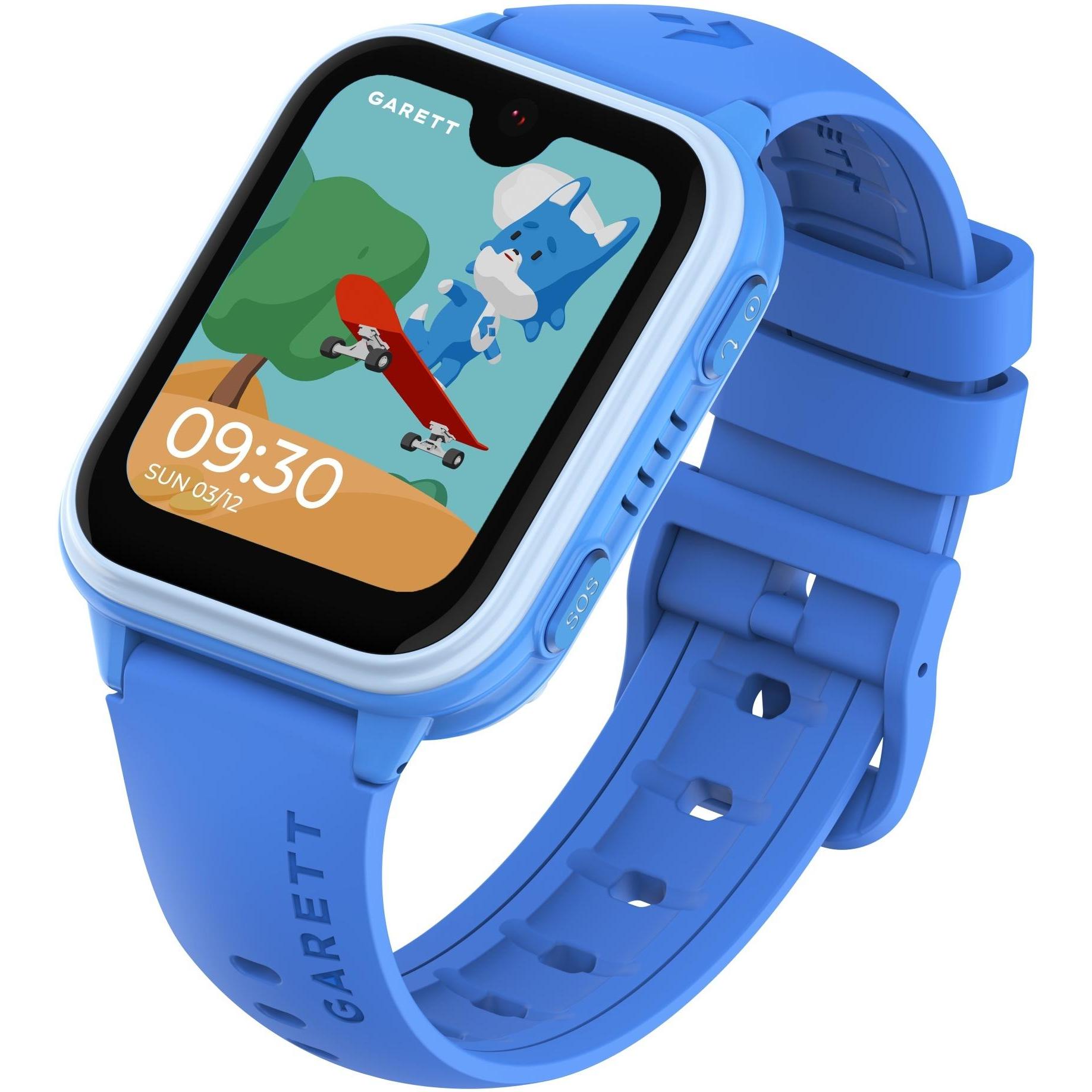 Garett 5904238486740 zegarek niebieski sportowy Dla dzieci pasek