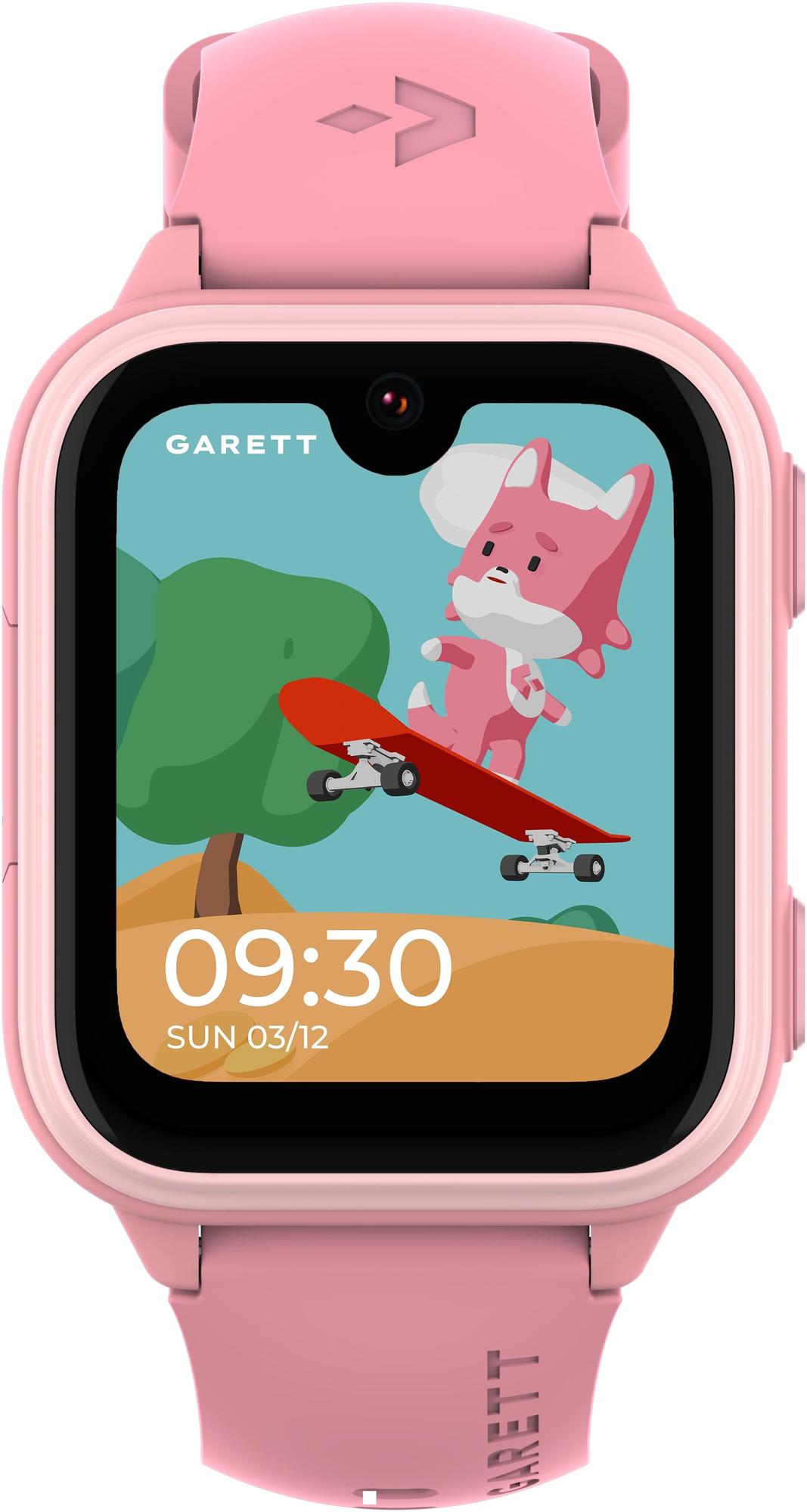 Garett 5904238487419 Dla dzieci Smartwatch Garett Kids Vibe AI 4G Różowy - miniatura 1