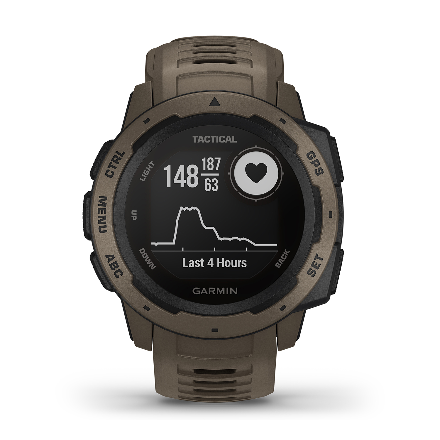 Garmin 010-02064-71 Instinct Tactical Edition Coyote Tan zegarek sportowy Garmin Instinct - miniatura 4