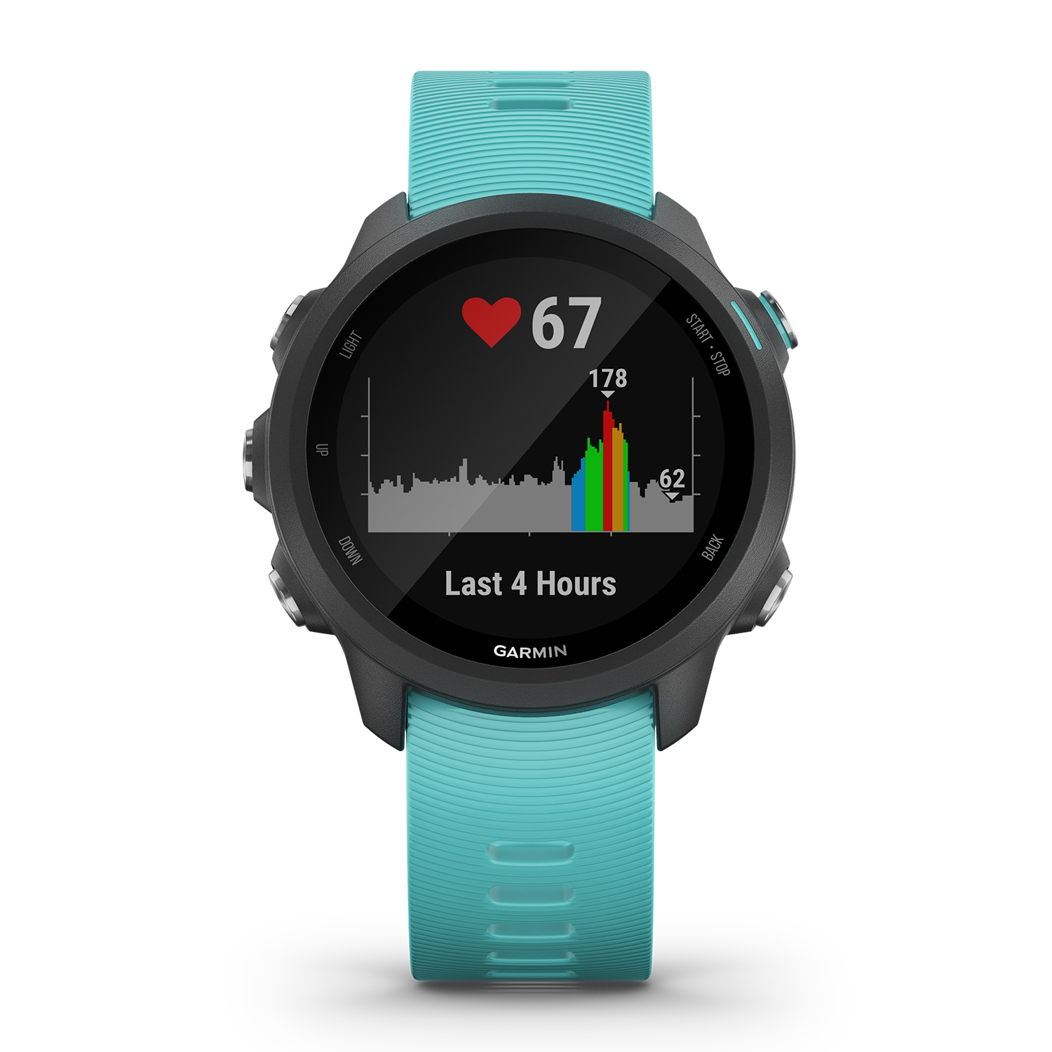 Garmin 010-02120-32 Forerunner 245 Music Aqua zegarek sportowy Garmin - miniatura 4
