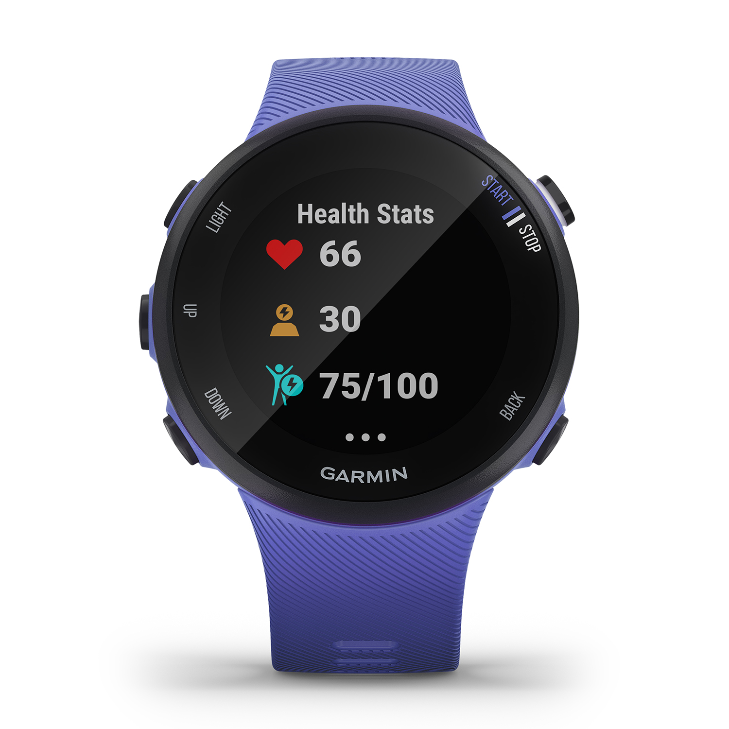 Garmin 010-02156-11 Forerunner 45S Iris Garmin Forerunner sportowy zegarek fioletowy - miniatura 6