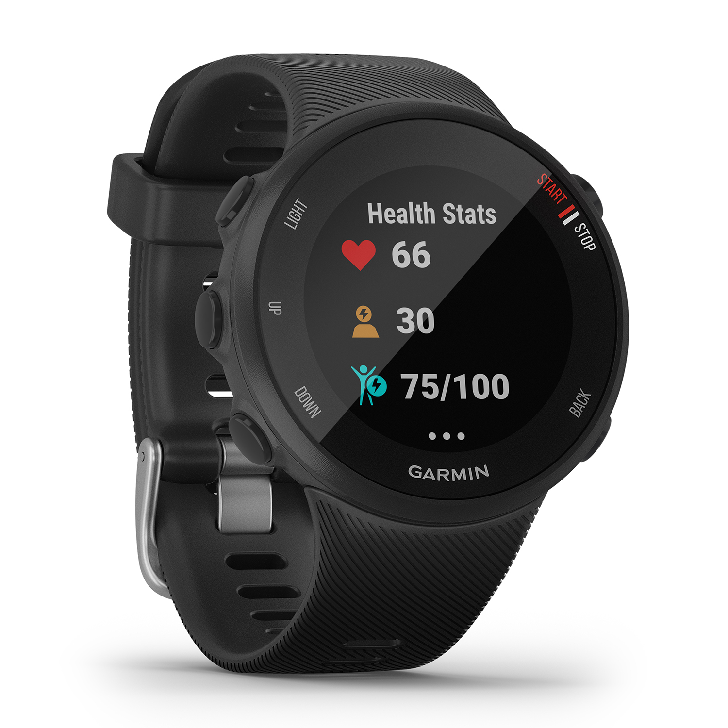 Garmin 010-02156-12 Forerunner 45S Black Garmin Forerunner sportowy zegarek czarny - miniatura 9