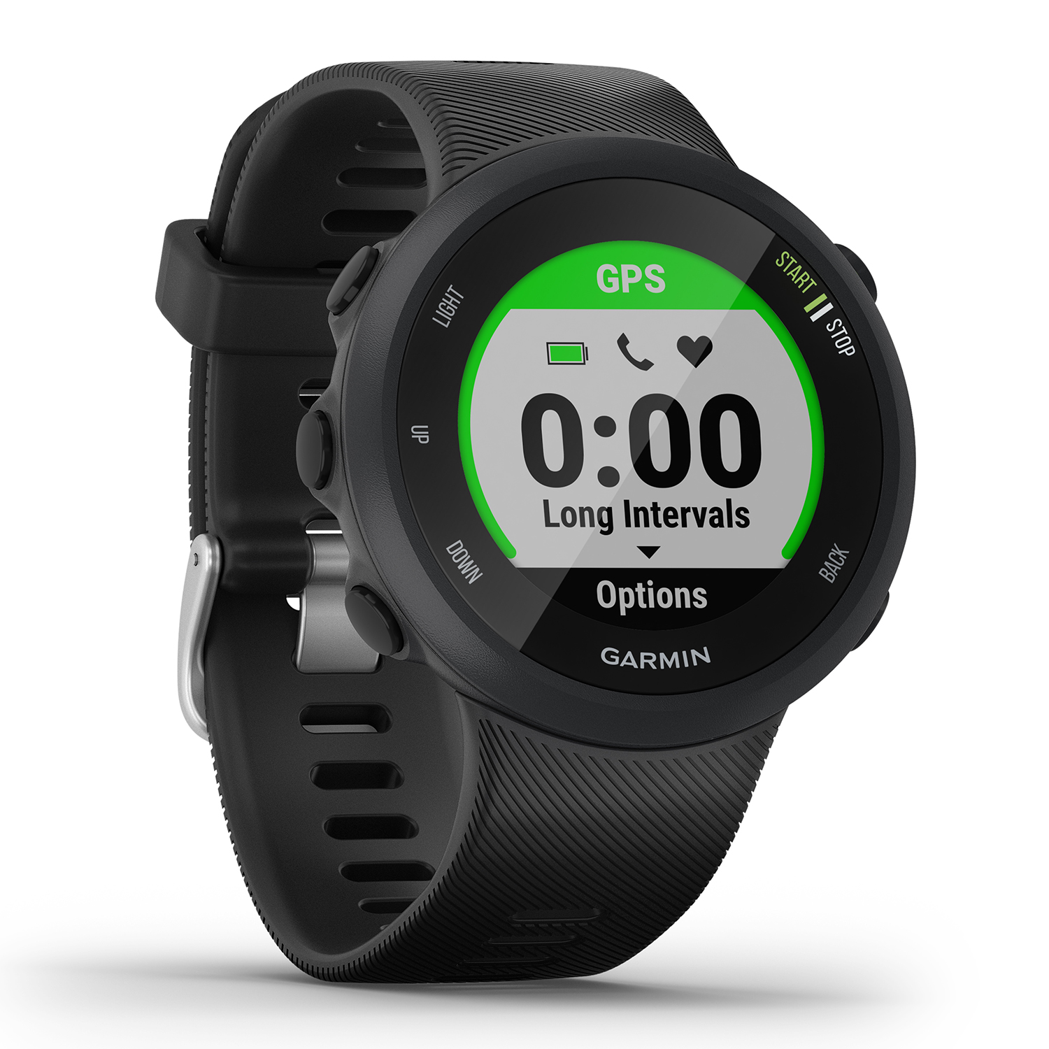 Garmin 010-02156-15 Forerunner 45 Black Garmin Forerunner sportowy zegarek czarny - miniatura 9