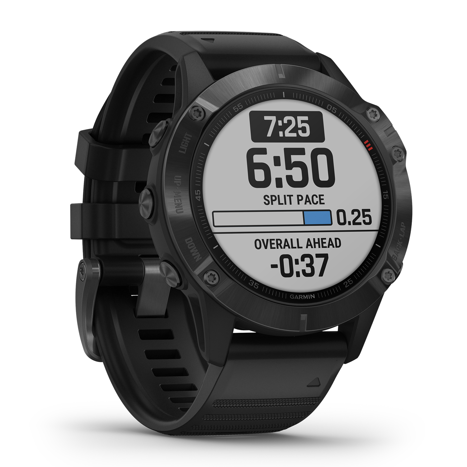 Garmin 010-02158-02 Fenix 6 PRO Slate Gray Black Band Gorilla Glass zegarek sportowy Garmin Fenix - miniatura 4
