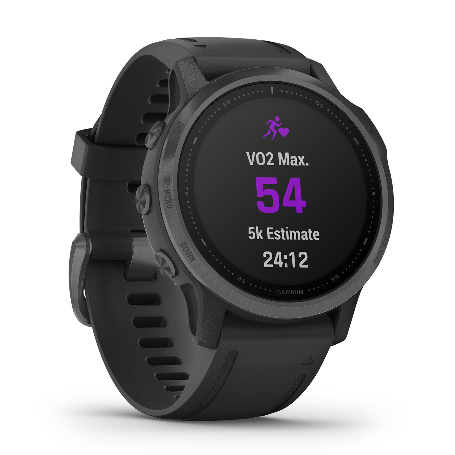 Garmin 010-02159-14 Fenix 6S PRO Black Black Band Gorilla Glass zegarek sportowy Garmin Fenix - miniatura 4