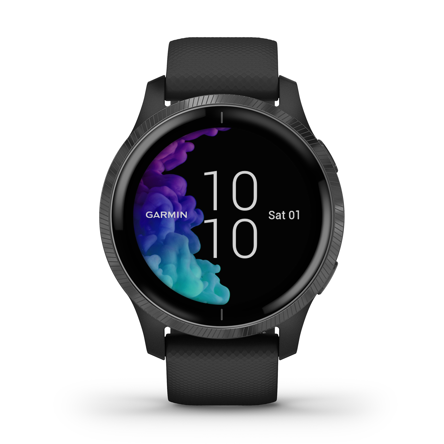 Garmin 010-02173-13 Venu Gunmetal Black with Black Silicone Band zegarek sportowy Garmin Venu - miniatura 4